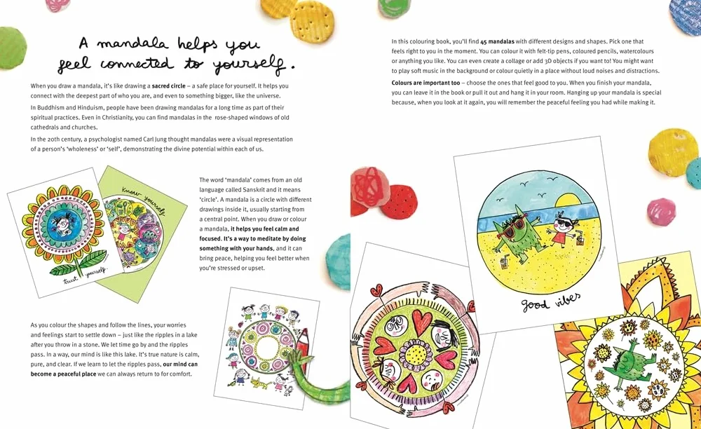 The Colour Monster: Mindfulness: Celebrate 10 years of The Colour Monster with a feel-good activity book with 45 mandalas to colour