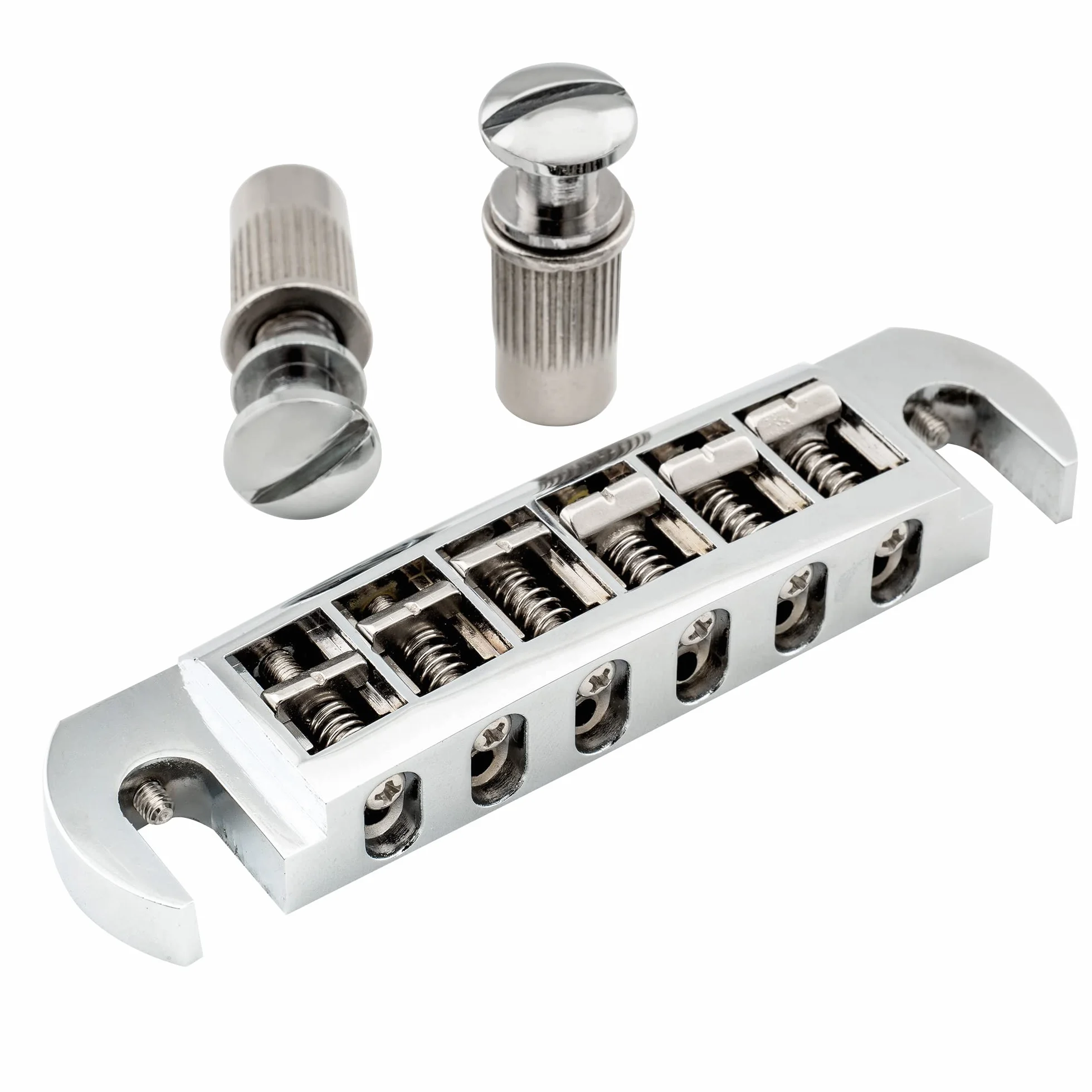 Musiclily Pro 52,5mm Styl Pigtail Regulowane Mostek Wraparound do Gitary Elektrycznej typu Les Paul, Chrom