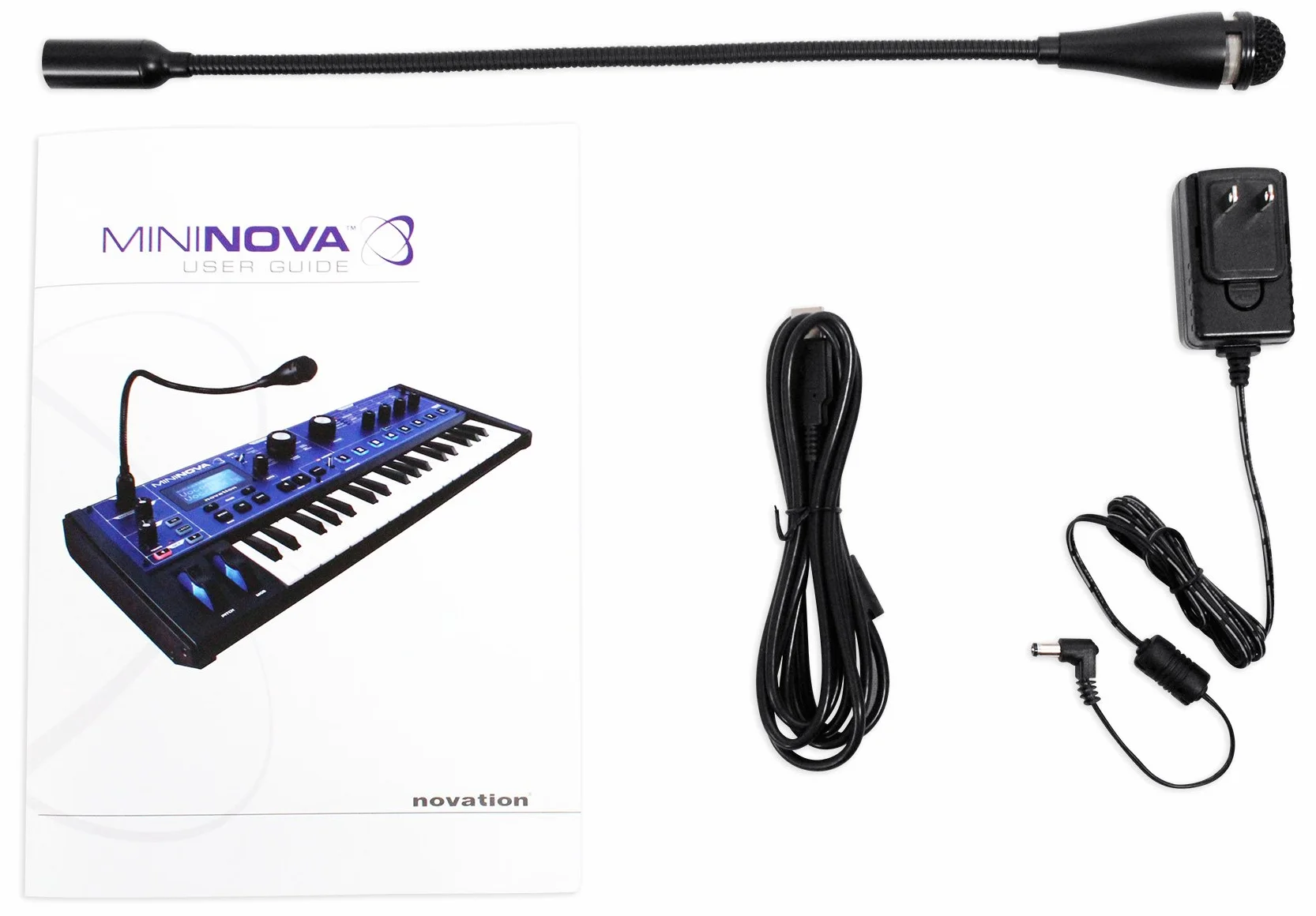 Novation Mininova Syntetyzator, Czarny/Biały, 37 klawiszy
