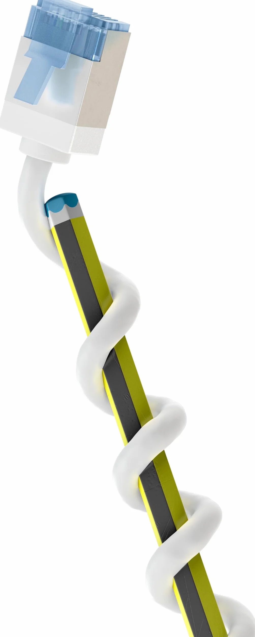goobay 74340 CAT 6A kabel krosowy slim m/ultraelastyczny RJ45 CAT 6A kabel sieciowy U/FTP CU/cienki kabel Ethernet z krótkimi wtyczkami / 10 Gbit/s LSZH, ochrona przed zagięciem/biały 10 m