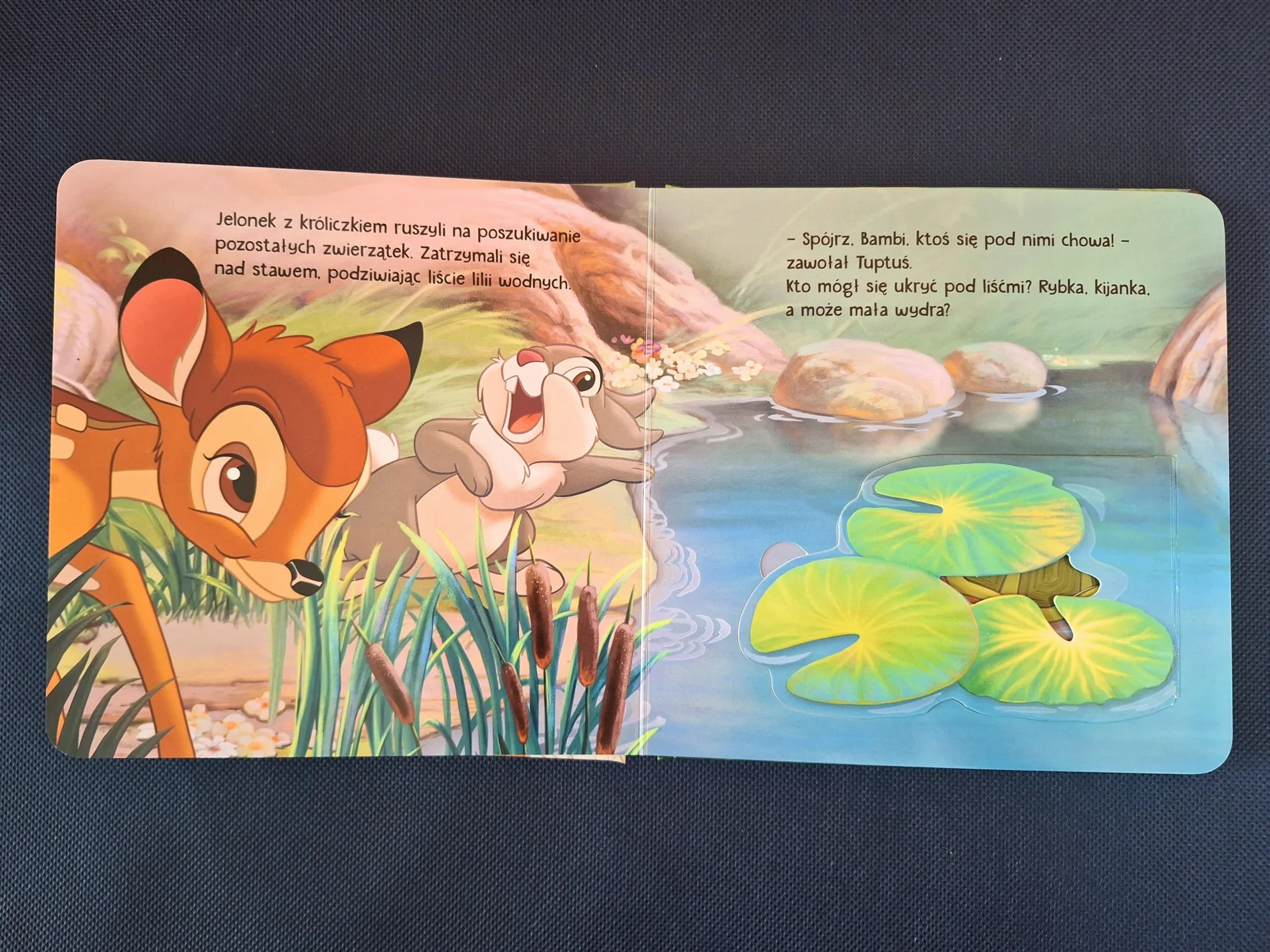 Zabawa w chowanego. Książeczka sensoryczna Disney