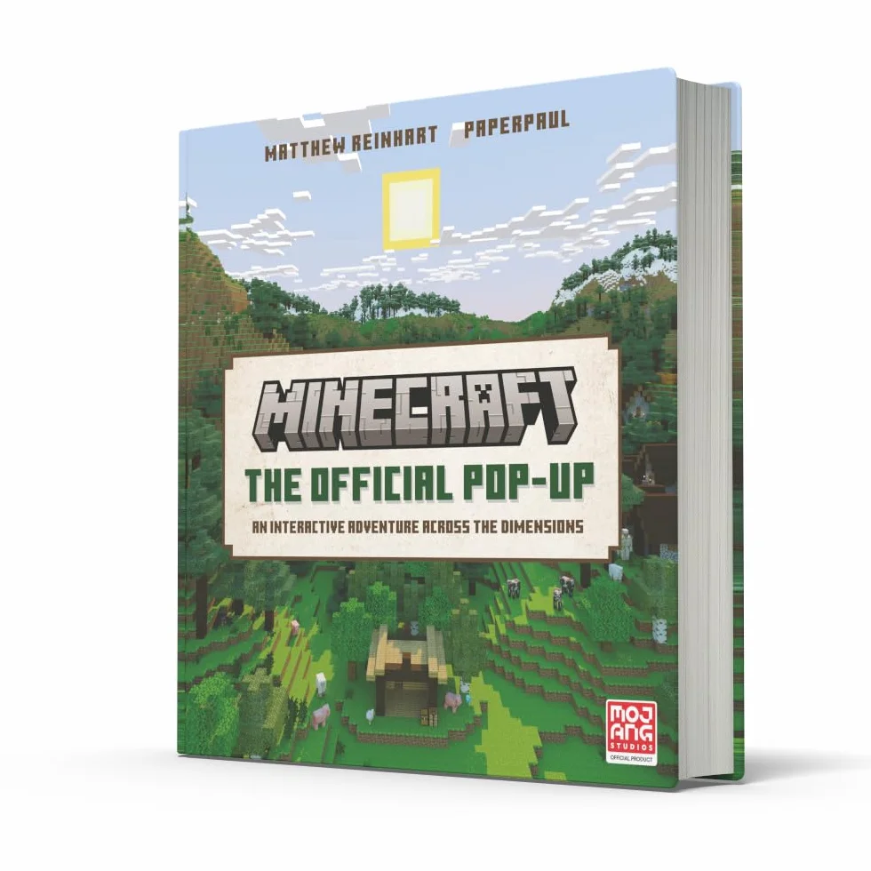 Official Minecraft Pop-Up: An official Minecraft pop-up book, fully illustrated with interactive elements – perfect for kids and gamers, new for 2024