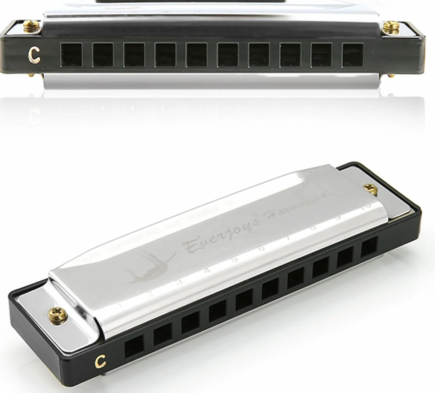 Blues Harp harmonijka ustna 10 otworów z etui