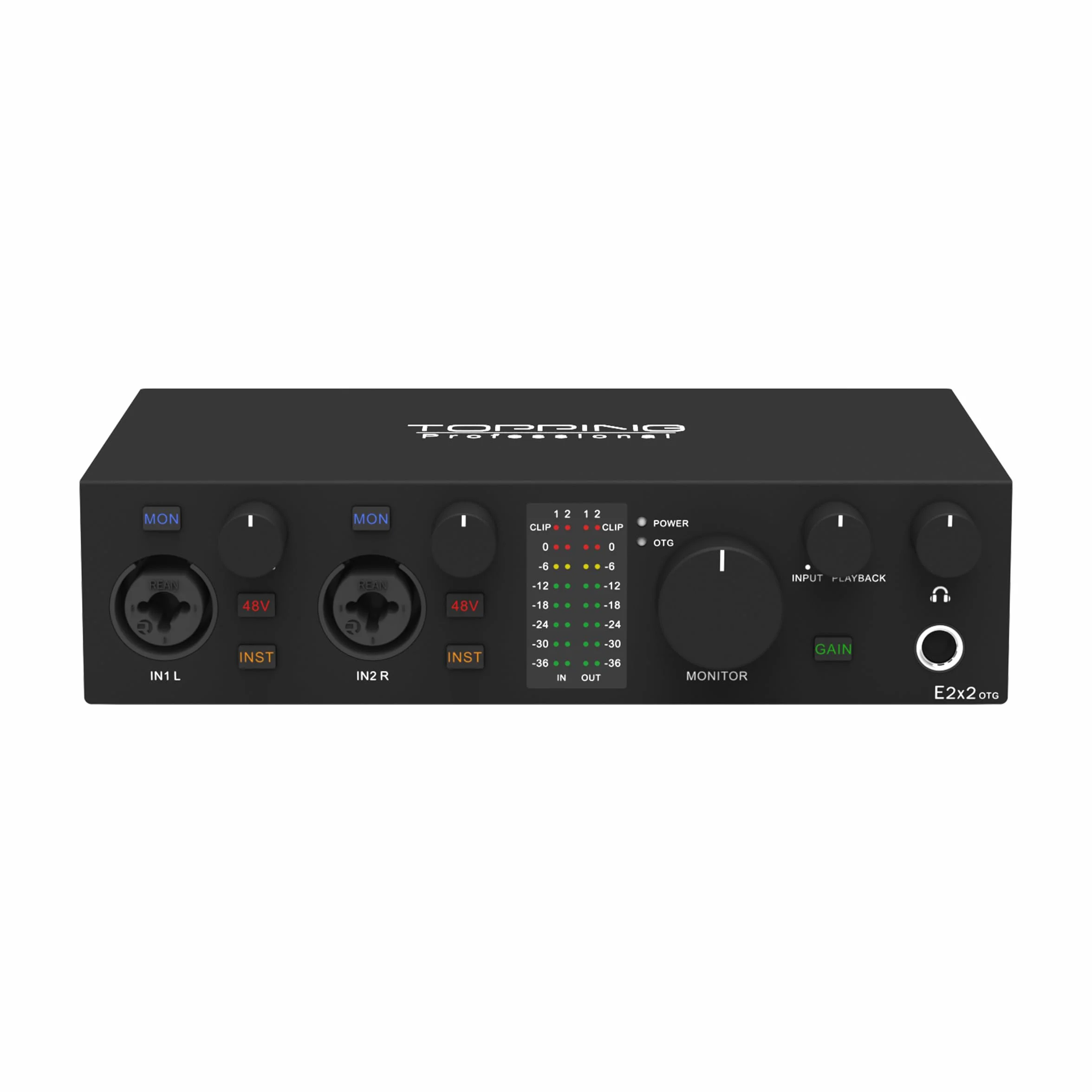 E2x2 OTG, Interfejs audio USB z bezpośrednim podłączeniem do smartfona przez OTG i rozszerzeniem wyjścia SPDIF (czarny)