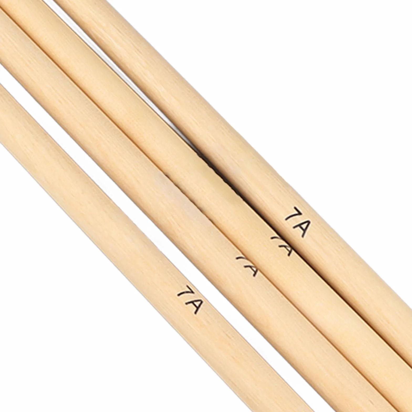 Generic Maple Wood 7A Nylonowe Pałeczki do Perkusji 2 Pary dla Perkusistów ćwiczących Nagrywanie Występów