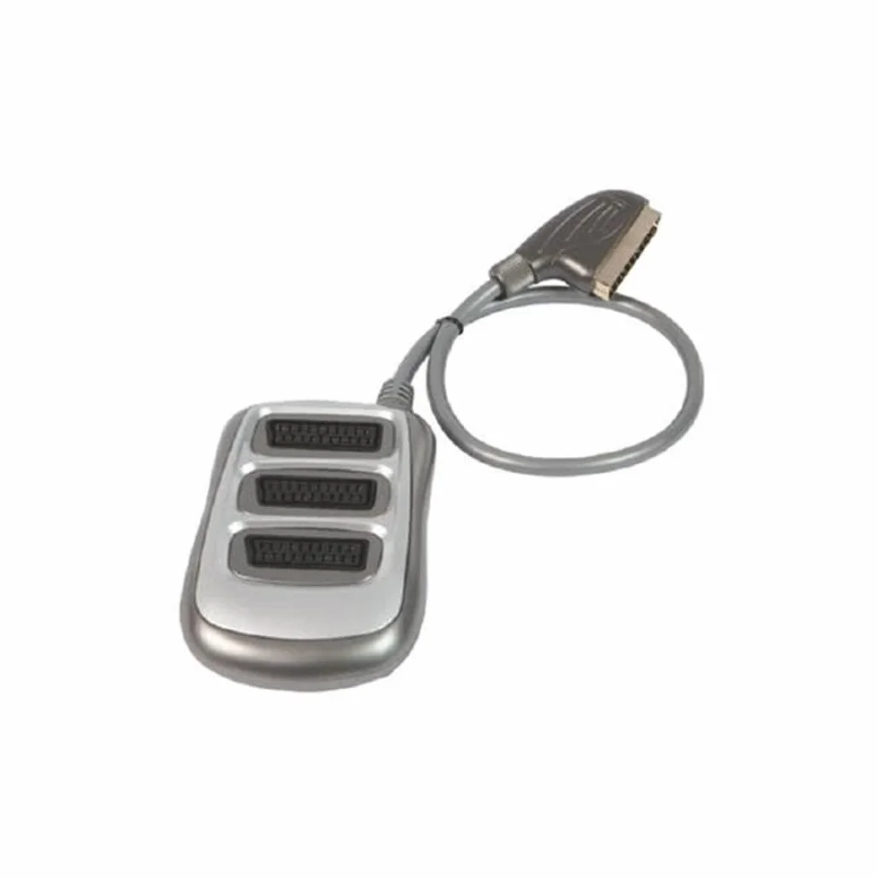 FME 31104 SCART 3X Szary interfejs kabla i adapter