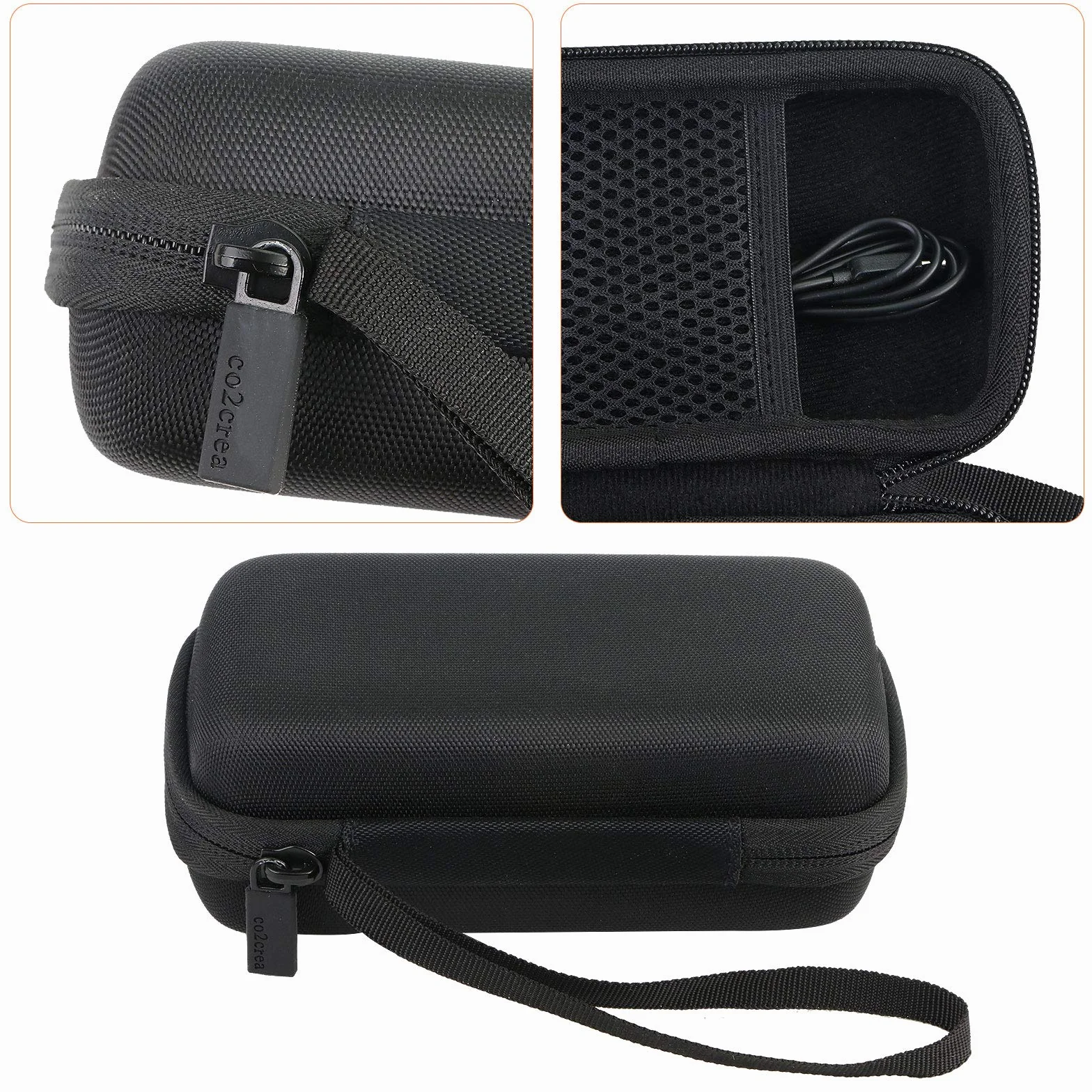 co2CREA Torba do przechowywania cyfrowego rejestratora audio Tascam DR-10L/LW (tylko obudowa) (czarna)