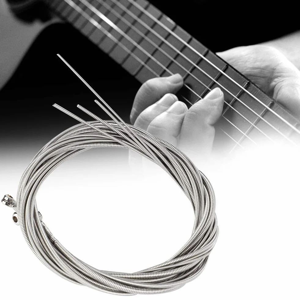 Zenithaura Electric Bass Strings 5 szt. Stali nierdzewnej dla gitarzystów