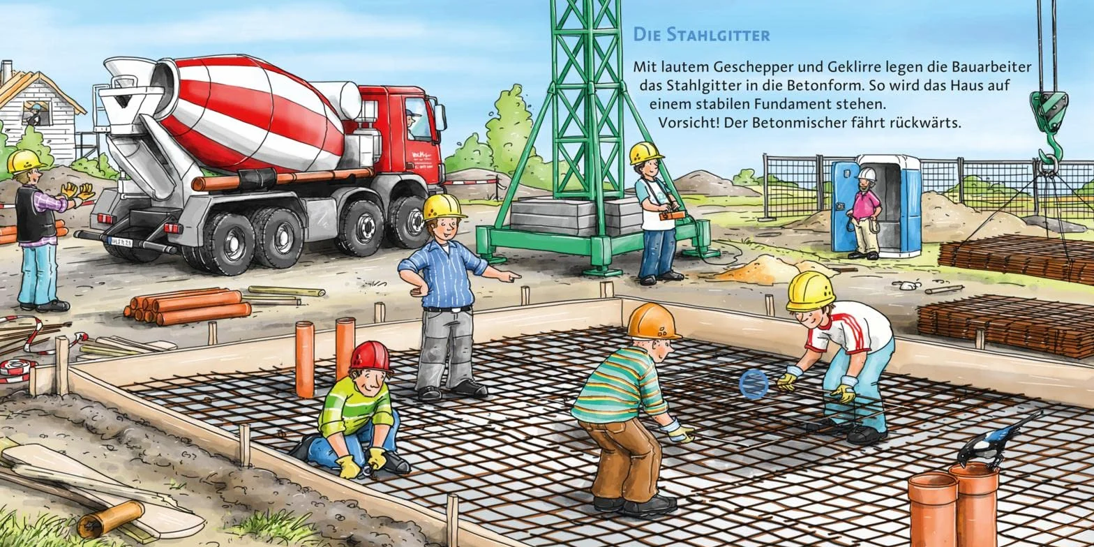 Hör mal (Soundbuch): Auf der Baustelle: Zum Hören, Schauen und Mitmachen ab 2 Jahren.