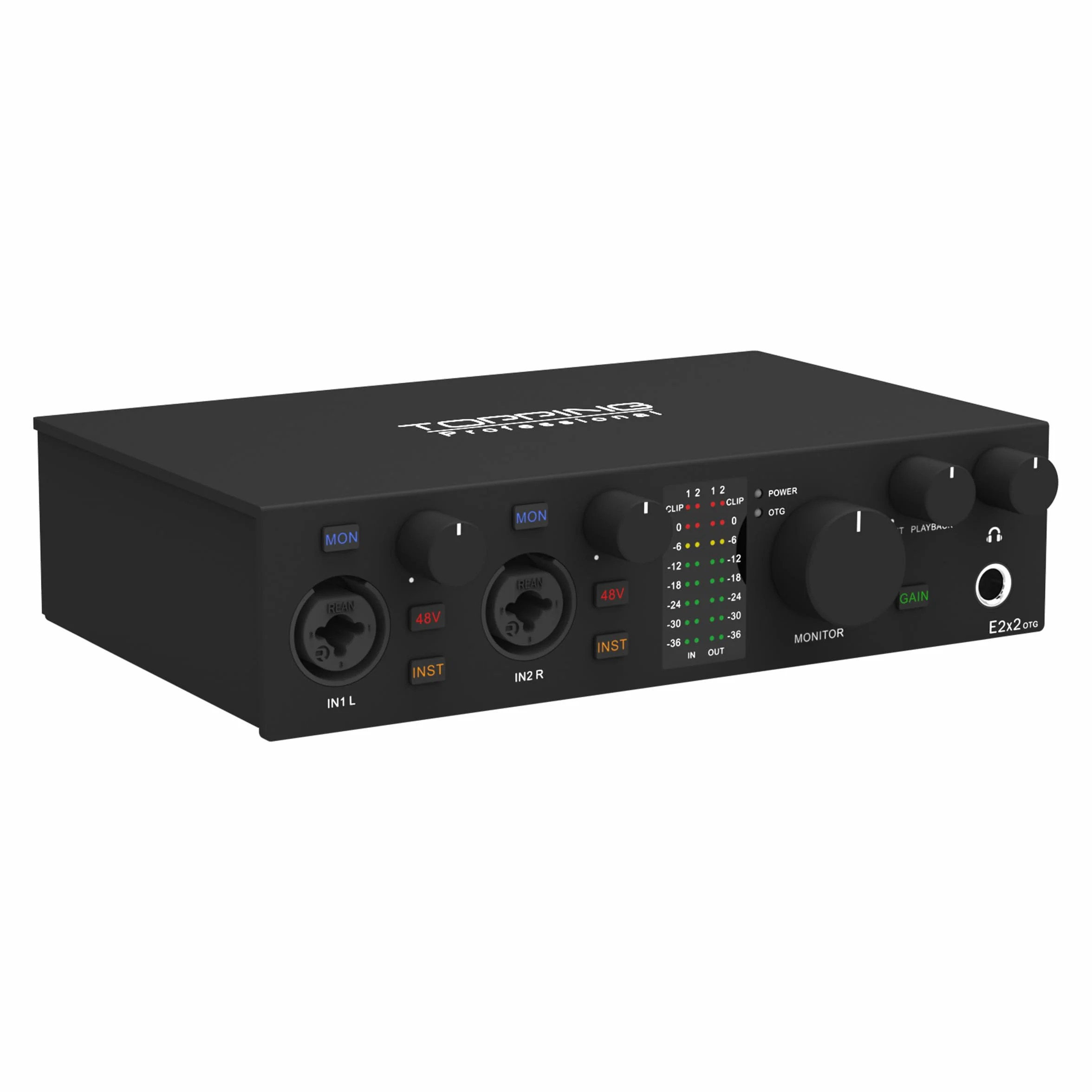 E2x2 OTG, Interfejs audio USB z bezpośrednim podłączeniem do smartfona przez OTG i rozszerzeniem wyjścia SPDIF (czarny)