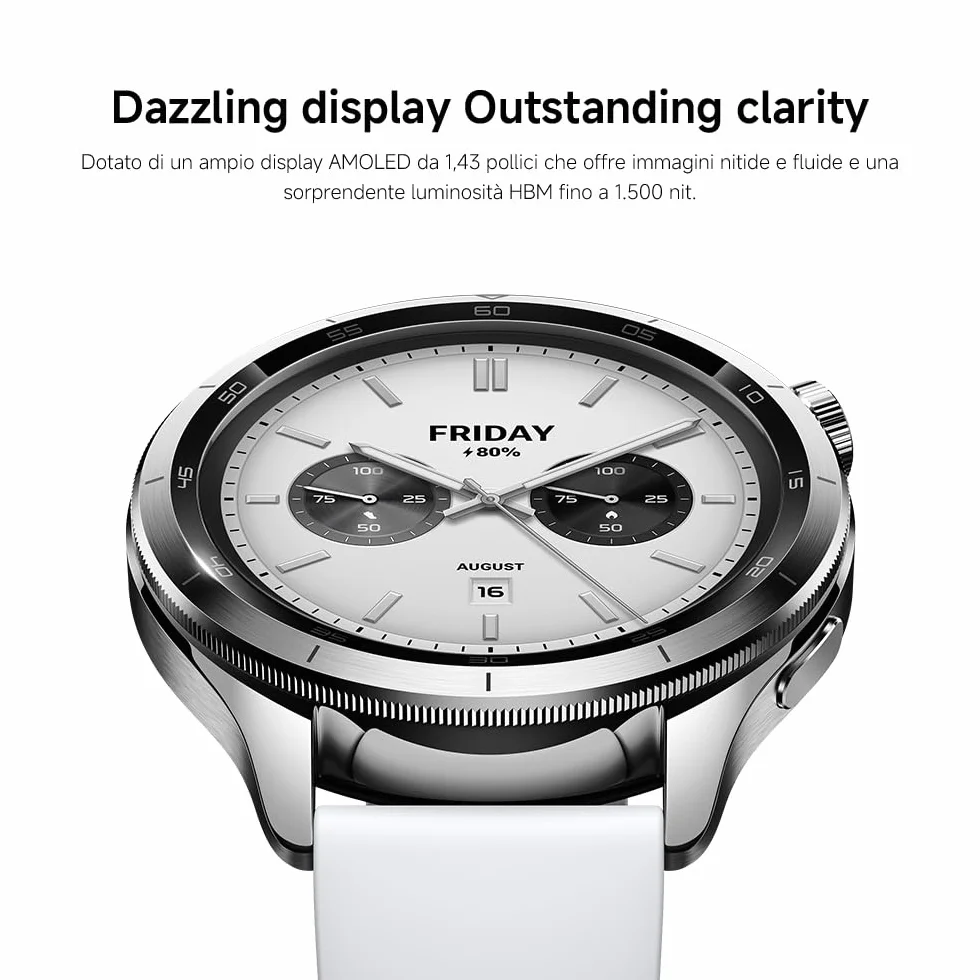 Xiaomi Watch S4 srebrny
