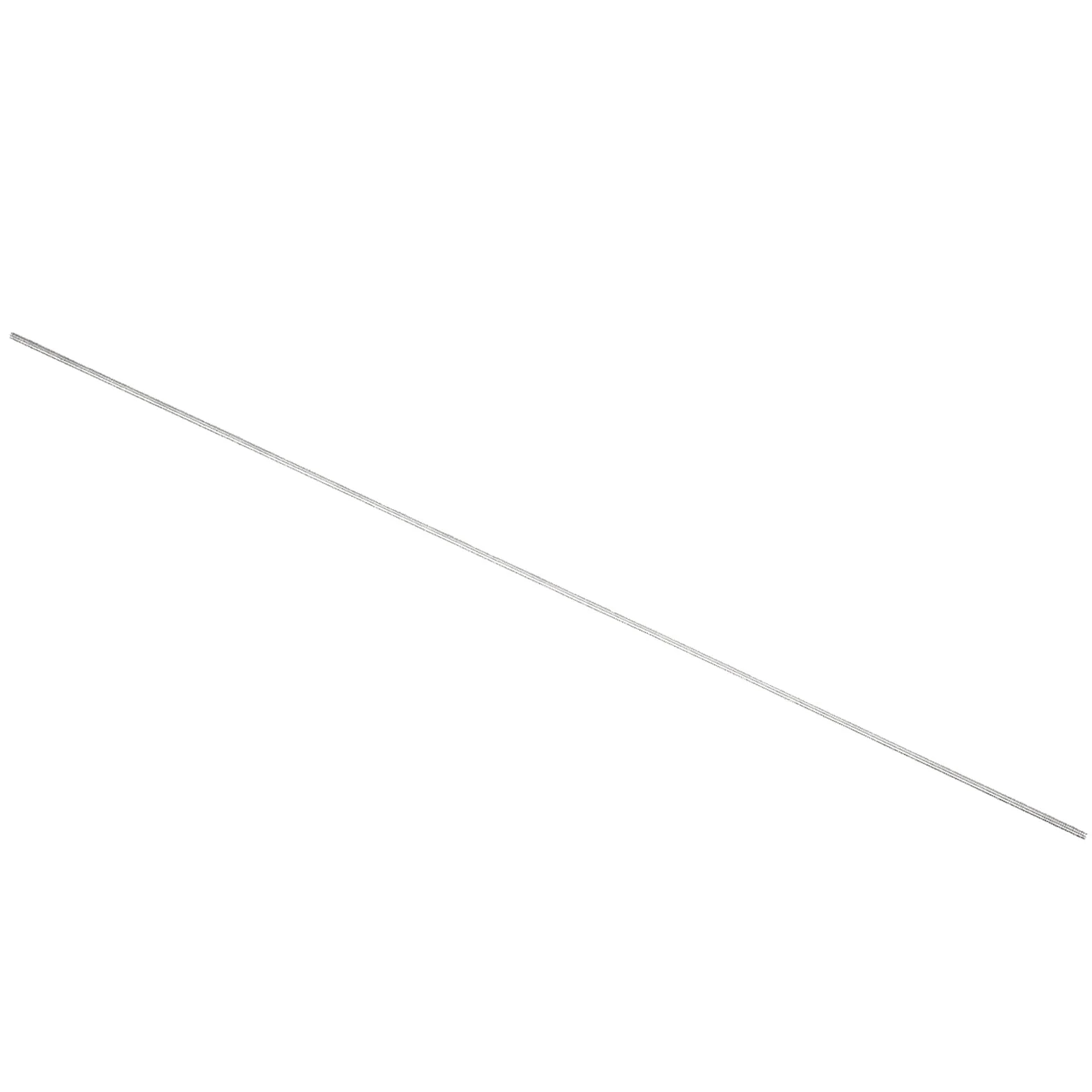 QUARKZMAN M2 x 250mm W pełni gwintowane pręty x 1szt 304 Stal nierdzewna Prawa Ręka Gwint Pręt do śrub i zacisków i wieszaków i U śruby,[Srebrny]