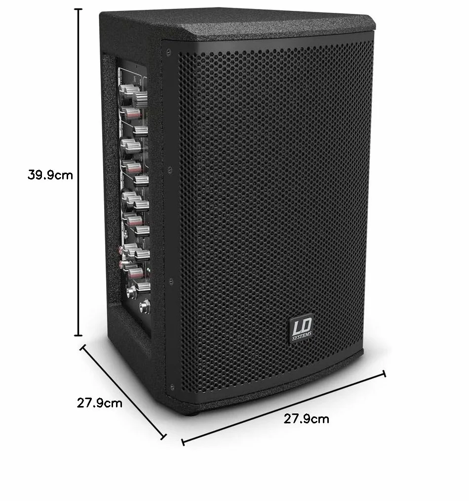 LD Systems Mix 6 A G3-2-drożny aktywny głośnik z wbudowanym 4-kanałowym mikserem
