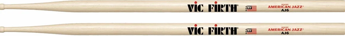 Vic Firth Pałeczki perkusyjne z serii American Jazz – 6 – drewniana końcówka