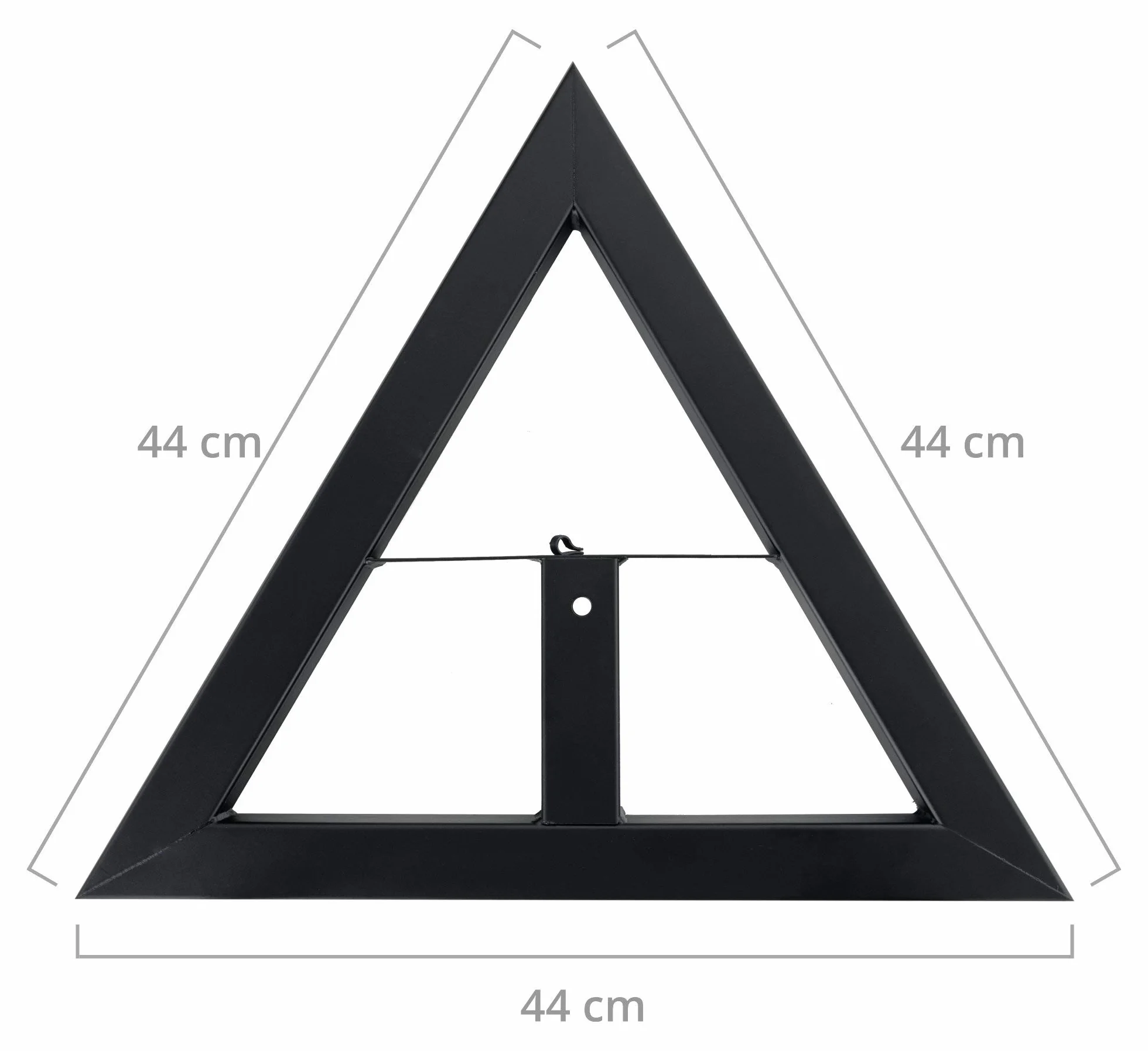 Pronomic SLS-10 statyw do monitora studyjnego (regulacja wysokości od 80 cm do 130 cm, trójkątna podstawa, gumowe nóżki, kolce z kolcami, stal, płyta nośna z gumowymi paskami) czarny malowany proszkowo