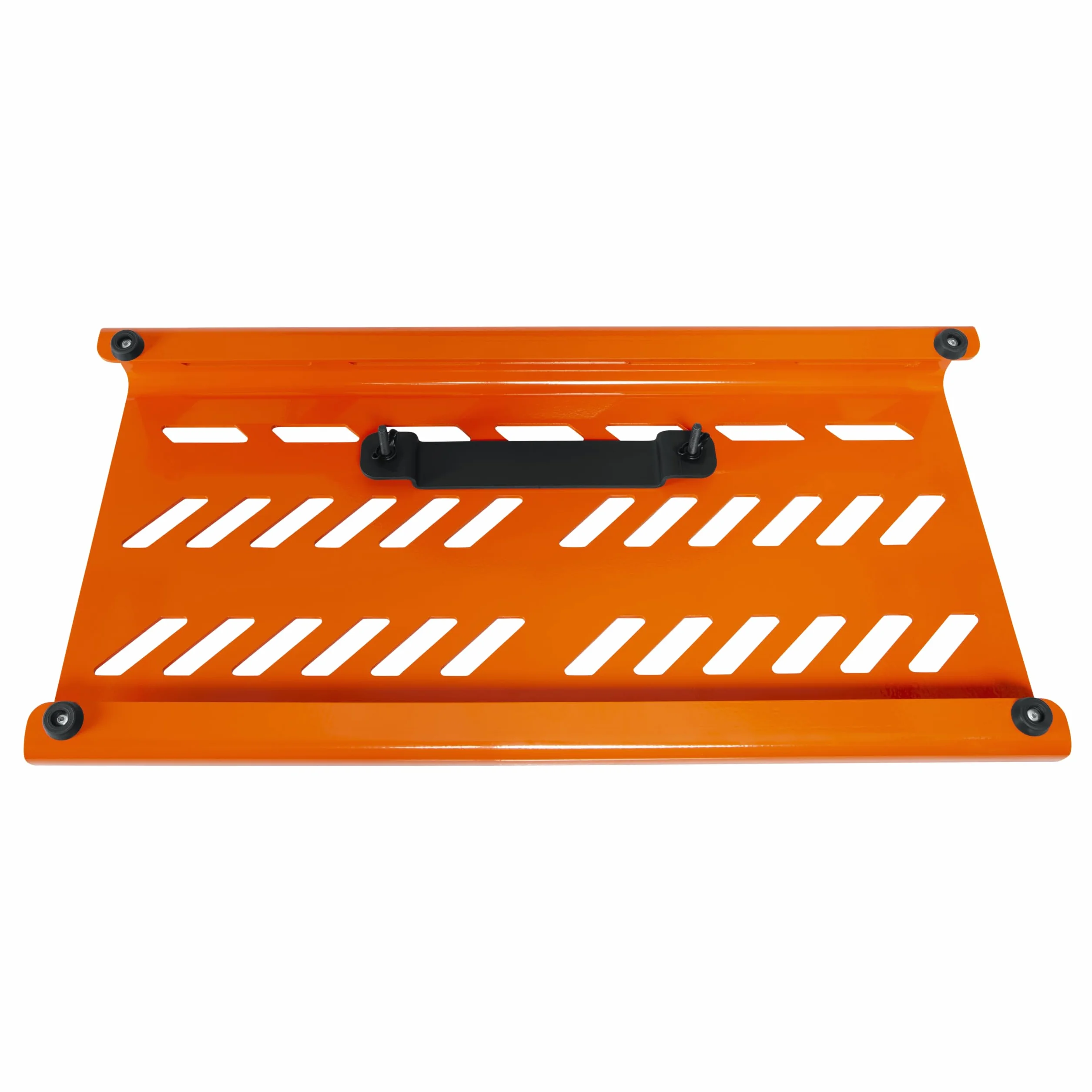 Gator Aluminiowa tablica na pedały gitarowe 60,3 cm x 27,1 cm Pomarańczowa z torbą