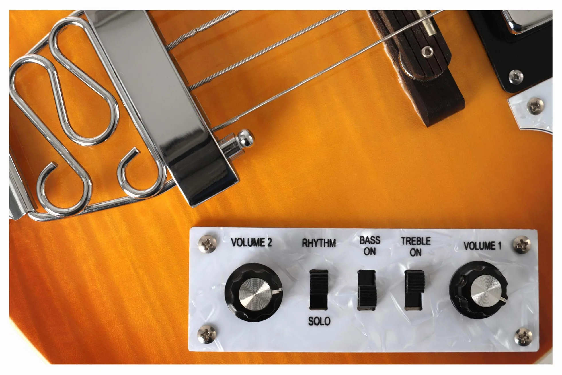 Rocktile VB-1 "Sir Paul" Vintage Beatbass - Bas skrzypcowy - Gitara basowa - Hollowbody - 2 humbuckery - Sunburst