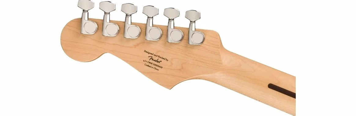 Squier by Fender Limited Edition Sonic® Stratocaster® gitara elektryczna, podstrunnica klonowa, biała maskownica, Tahitian Coral