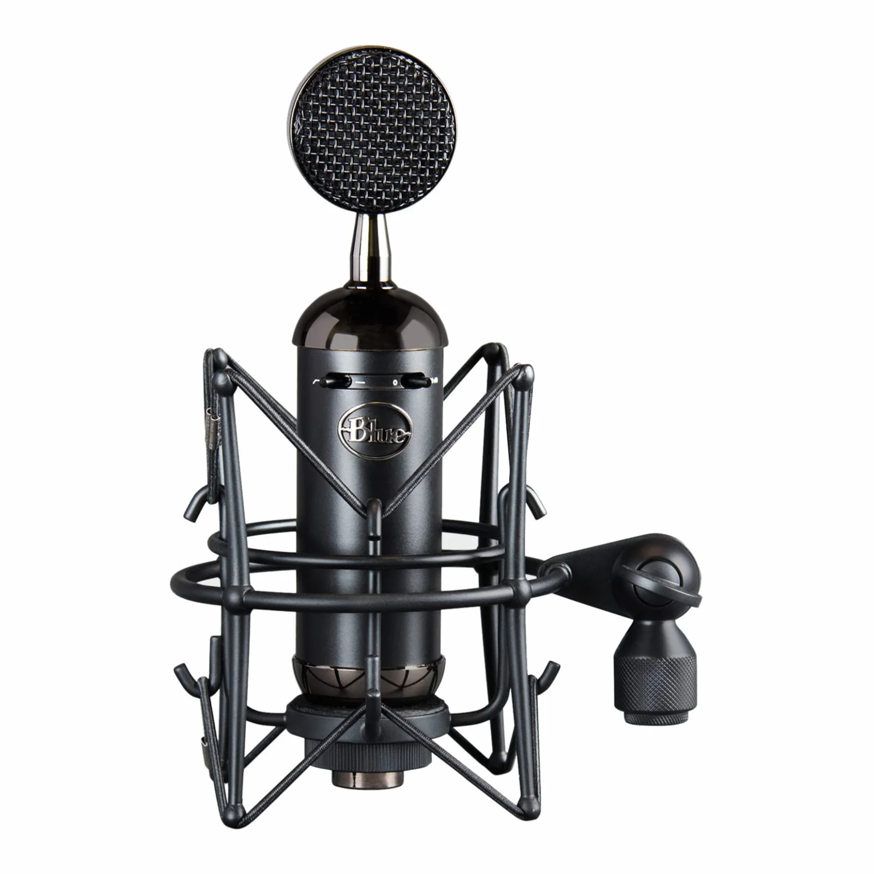 Blue Spark SL XLR Mikrofon Pojemnościowy z Dużą Membraną, Czarny, do Gamingu, Nagrywania, Streamingu