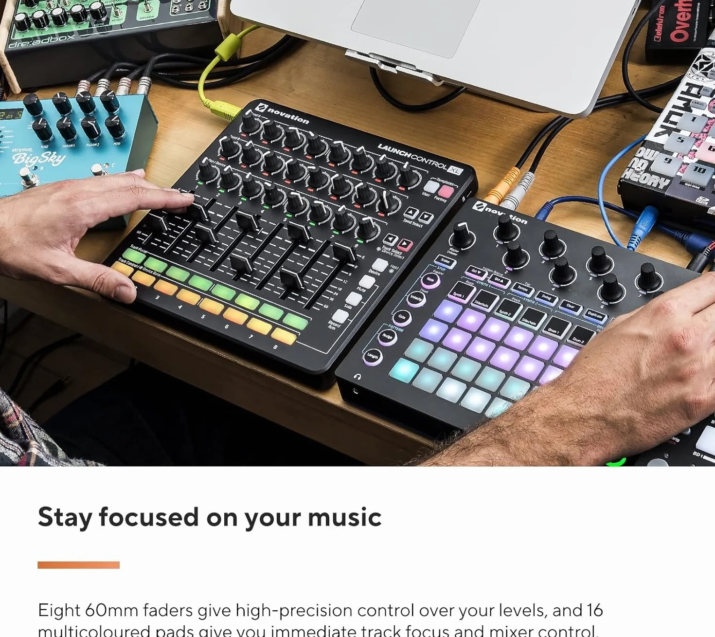 Novation Launch Control XL MKII Kontroler USB MIDI do Ableton Live z możliwością przypisania elementów sterujących