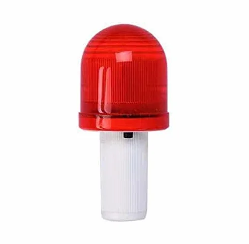 ROAD CONE Dome Light, Security Alarm Strobe Signal Ostrzeżenie Profesjonalny czerwony sygnał nawigacyjny Blok Blokowy Błyskak przeciwnikowy Bezpieczeństwo kolizji tylnej części kempingu(czerwony)