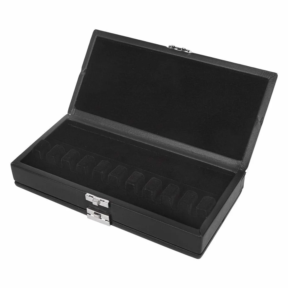 Reed Case, Fagott Reed Case, ergonomiczny design czarny pogrubiony miękki otwór flanelowy mały rozmiar dla zespołów, profesjonalnych miłośników instrumentów początkujących