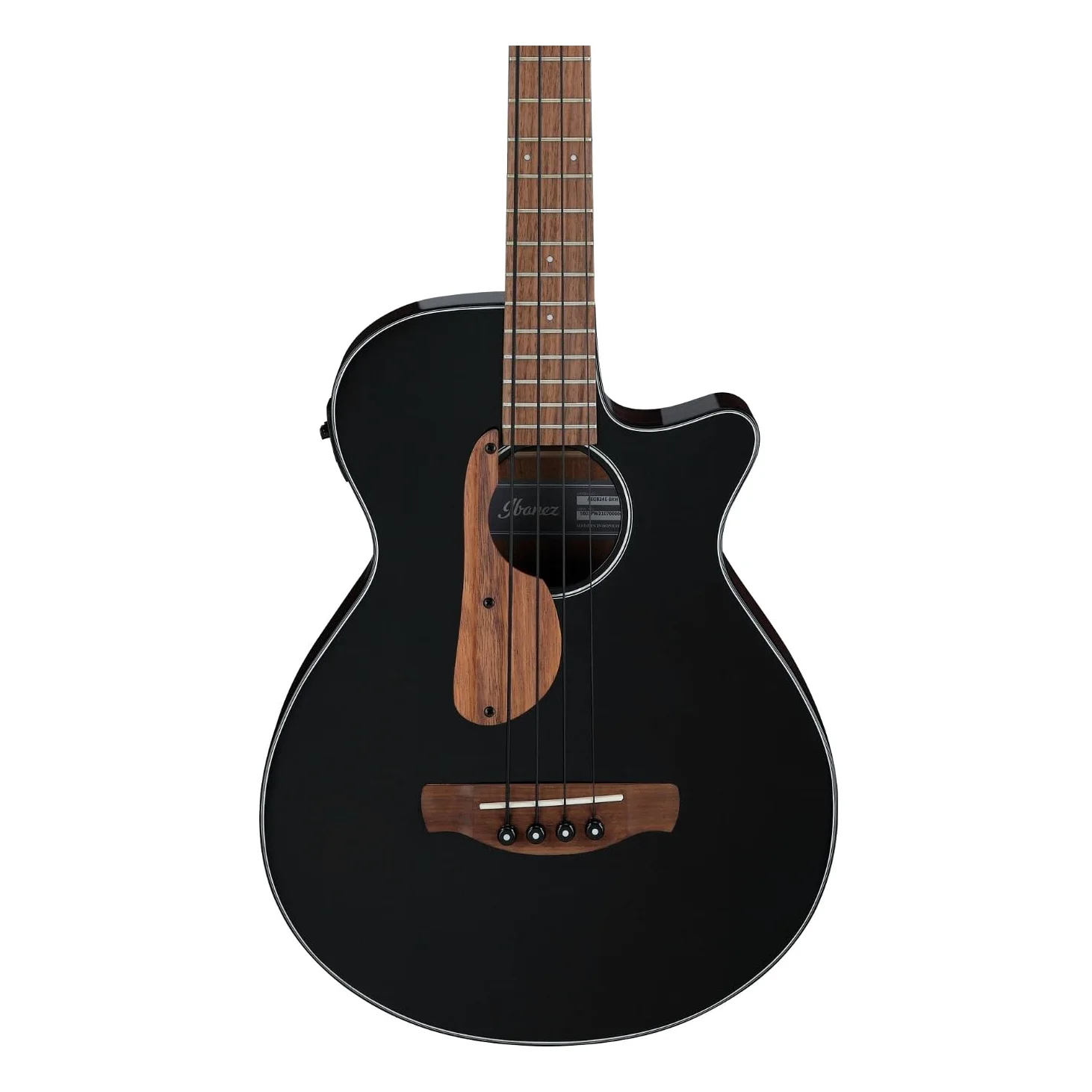 Ibanez AEGB24E-BKH Black High Gloss - Akustyczna gitara basowa