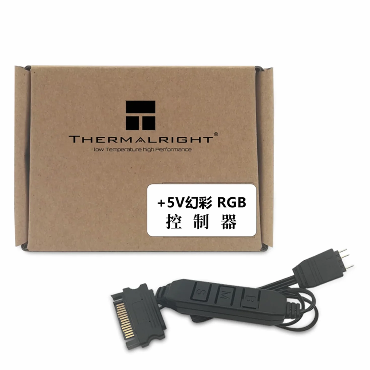 Thermalright 5 V 3PIN A-RGB sterowanie wentylatorem, sterowanie oświetleniem 5 V, sterowanie wentylatorem obudowy komputera, obsługa interfejsu świetlnego 3-pinowego, zasilacz SATA
