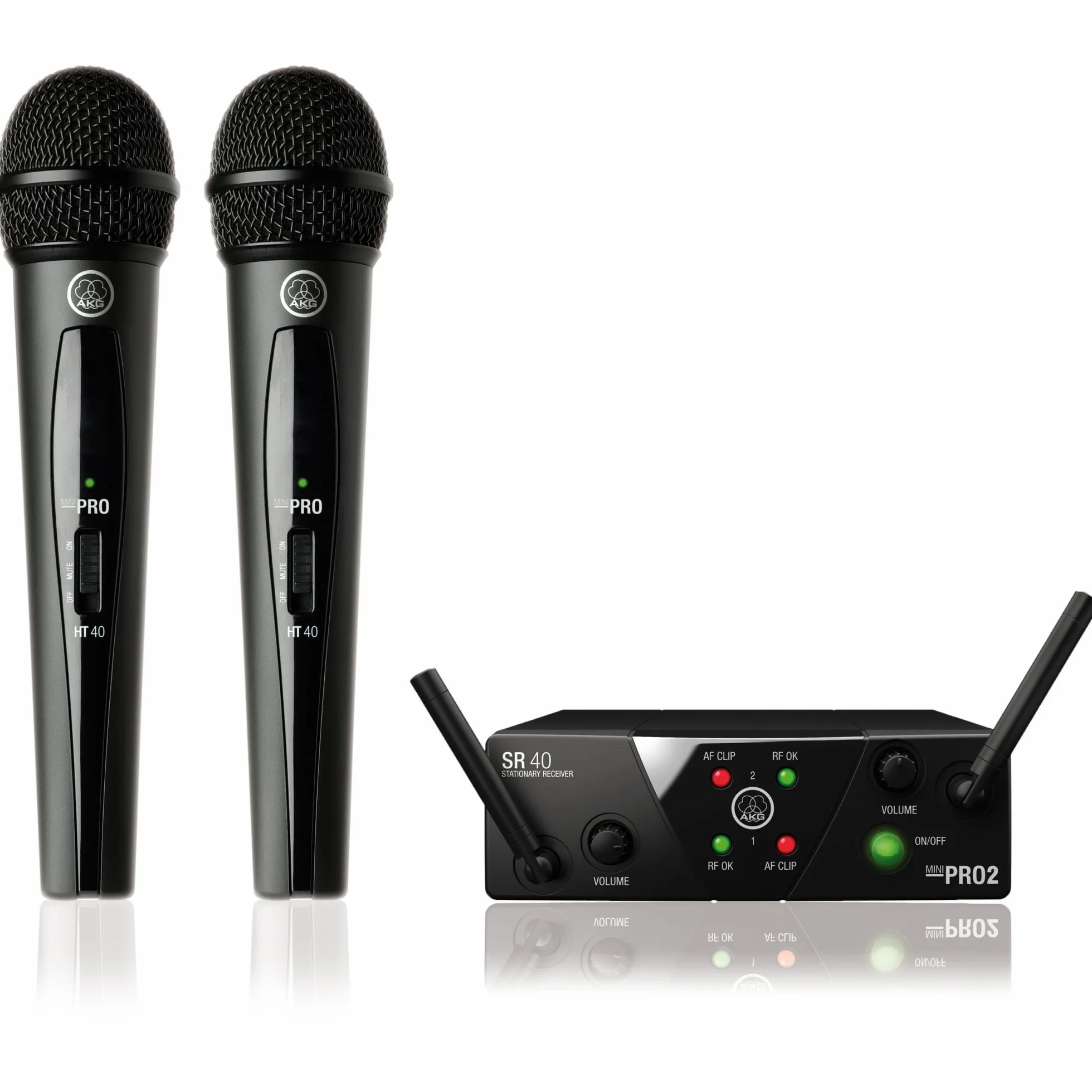 AKG WMS40 Mini podwójny system wokalny z mikrofonem ISM/CH70