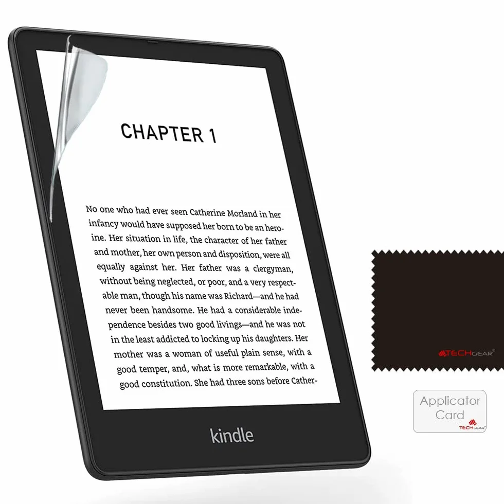 TECHGEAR 3 Pack folia ochronna do Amazon Kindle Paperwhite 5 / Signature / Kids 6,8 cala (2021 / 11 generacji)