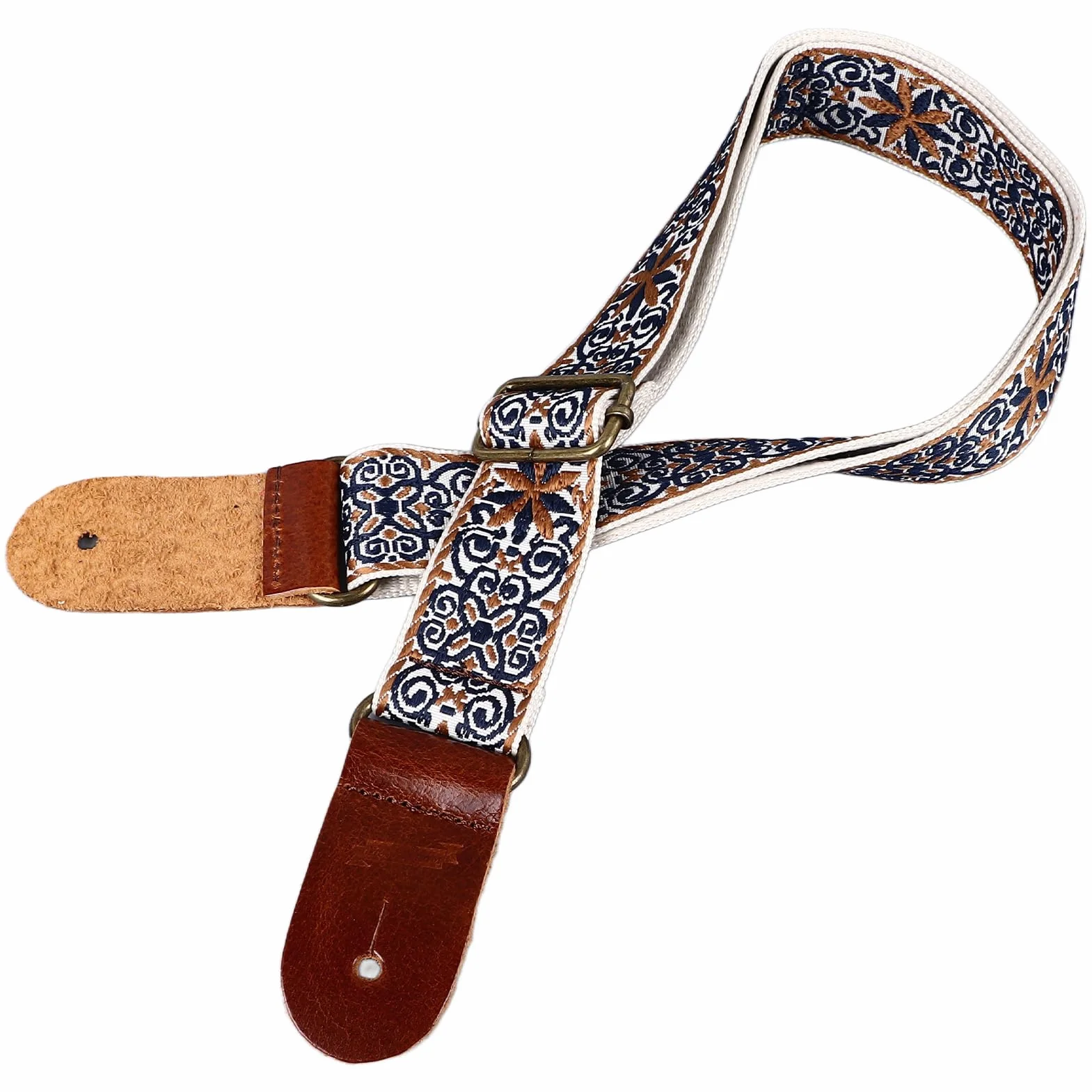 Regulowany Nylonowy i Skórzany Pasek Na Ramię do Ukulele