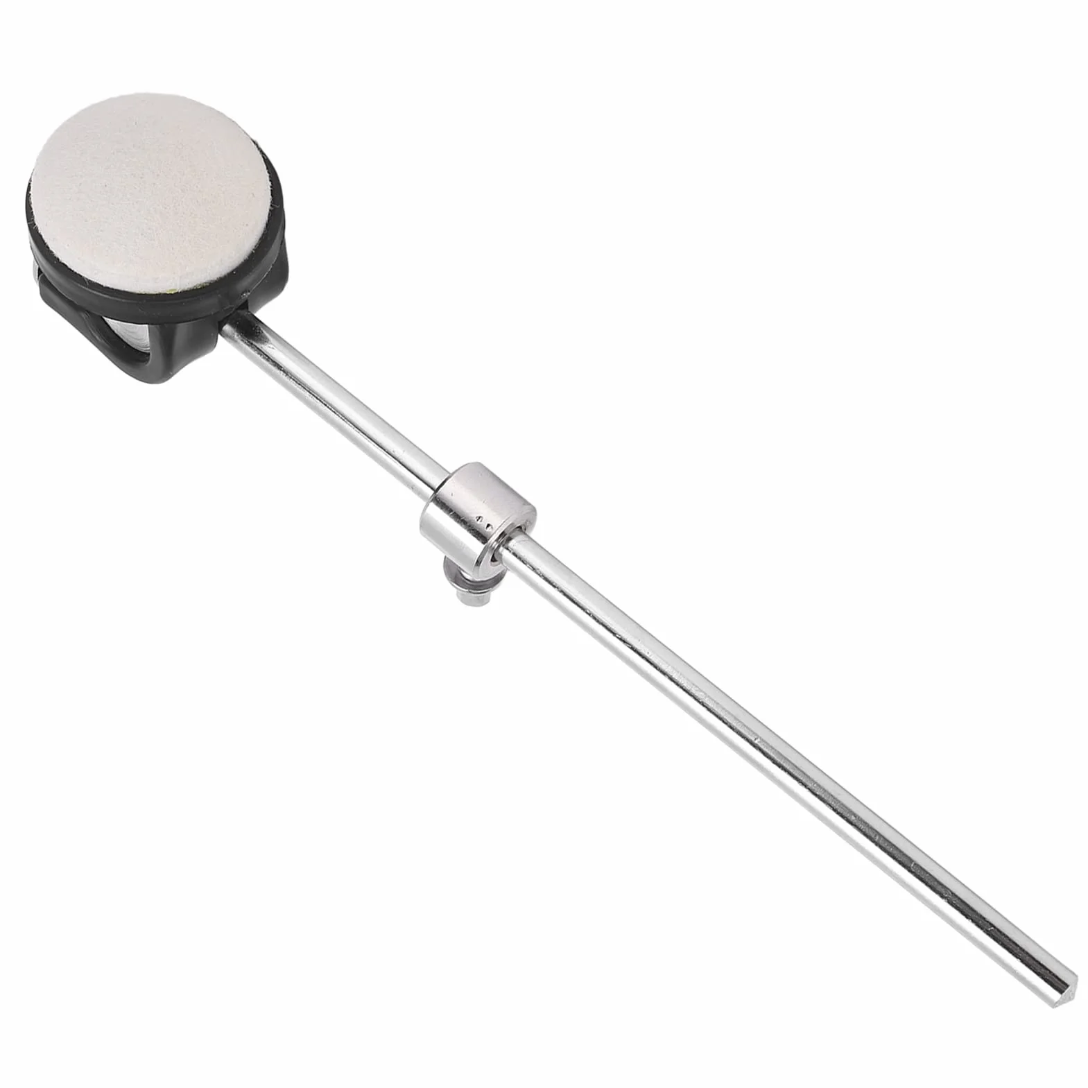 Trzepak do Bębna, Regulowany Ubijak do Bębna Basowego Ubijak do Bębna Bębnowego z Filcową Główką Młotka i Metalowym Uchwytem Lekki Metalowy Instrument Perkusyjny Akcesoria do Zestawu Perkusyjnego