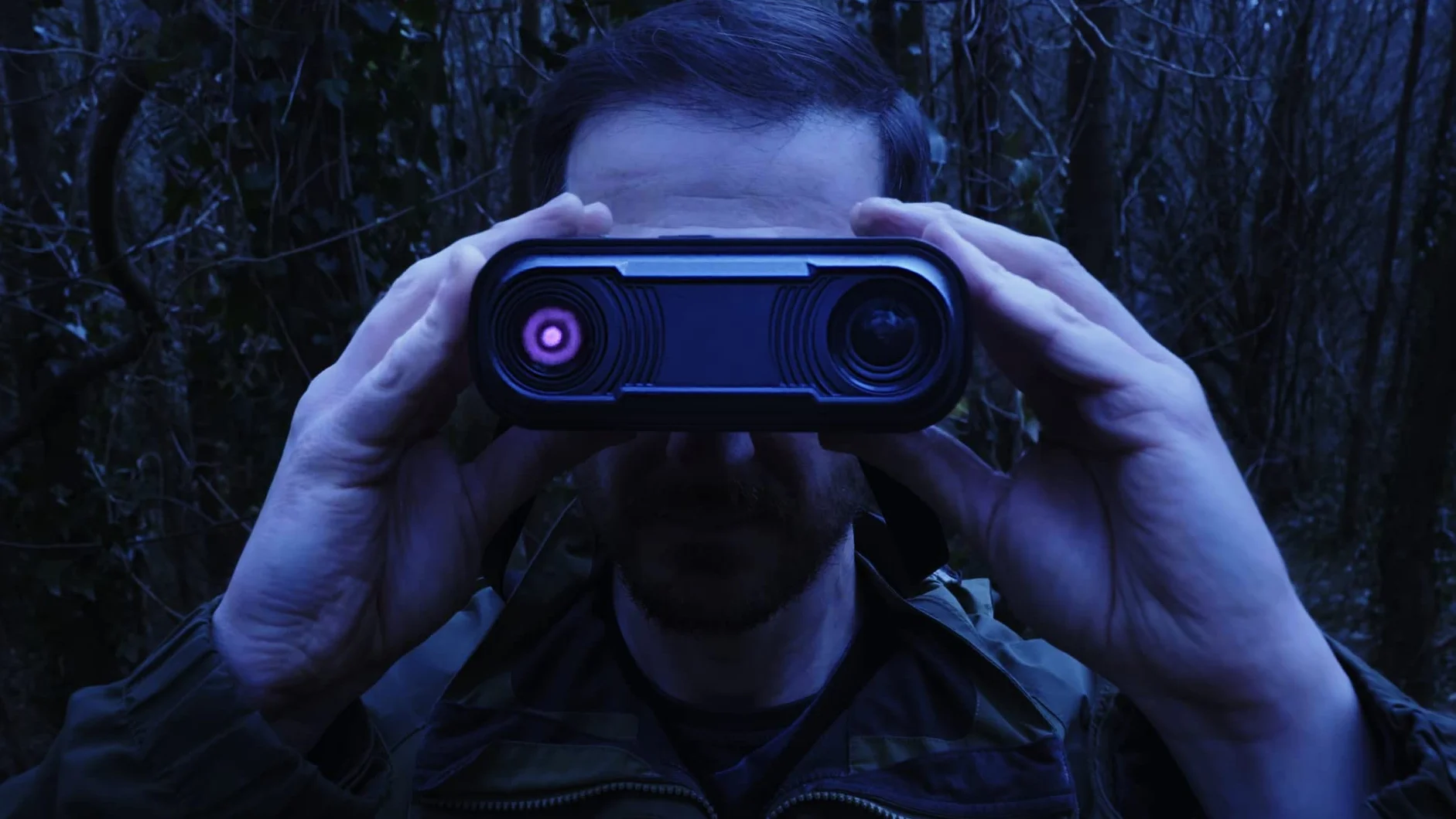 Gogle noktowizyjne Nightfox Whisker | Regulowany zoom optyczny 1-10x | Duży zasięg 900 stóp | Nagrywanie filmów, ładowanie przez USB | Pamięć 32 GB | Cyfrowe lornetki noktowizyjne myśliwskie z kamerą