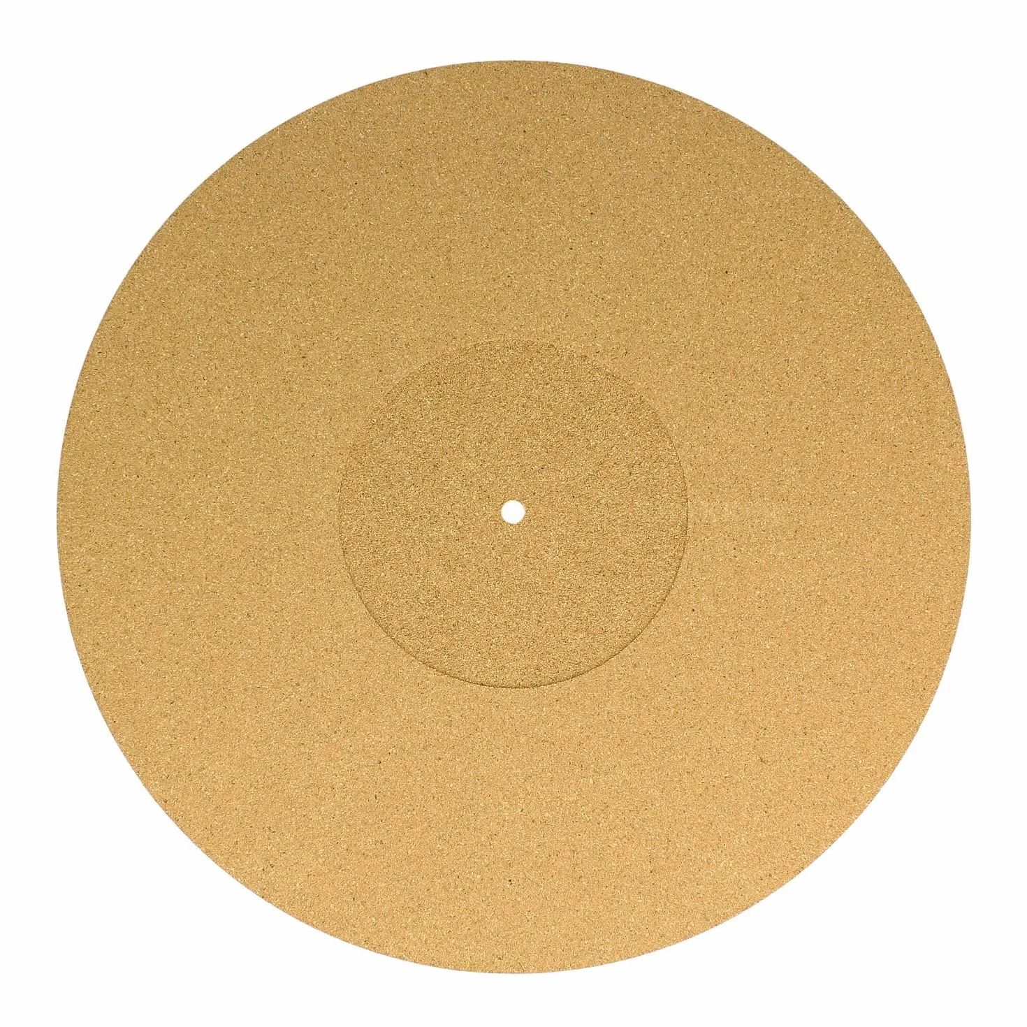 THAKKER Cork Mat - Podk³adka pod gramofon wykonana z najlepszego korka - Naturalna | 3mm grubo¶ci | 295mm ¶rednicy | dla gramofonu 12'.