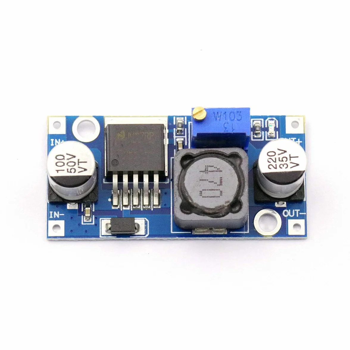 Hailege Moduł regulatora mocy 3A DC-DC Buck Step Down 3A, moduł konwersji mocy 24 V do 12 V, 5 V, 3 V, regulowany