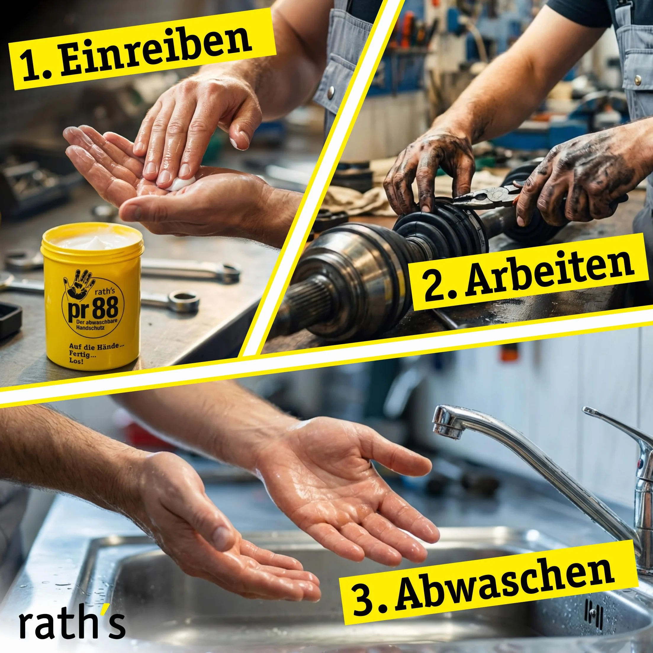 Pasta do zabezpieczenia rąk niewidzialna rękawiczka pr88 puszka 1L RATH