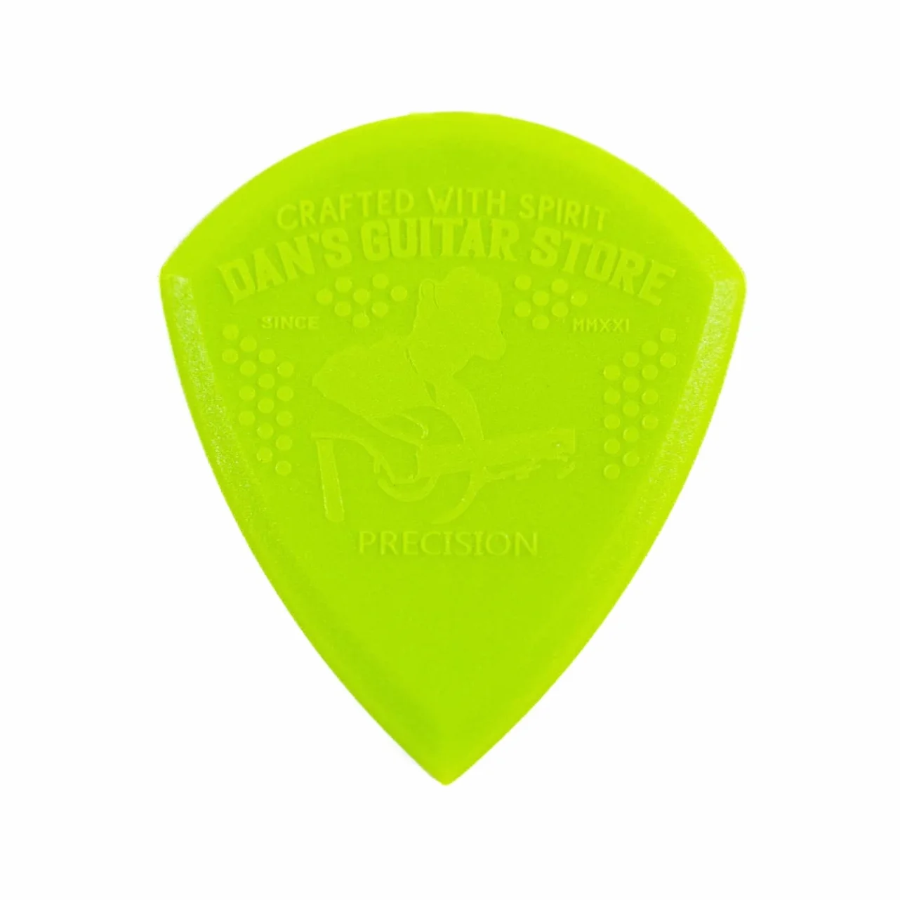 Dan's Guitar Store The Precision Pick Mini – zestaw 10 sztuk – wysokiej jakości High Grip Extra Precision High Visible kostki do gitary