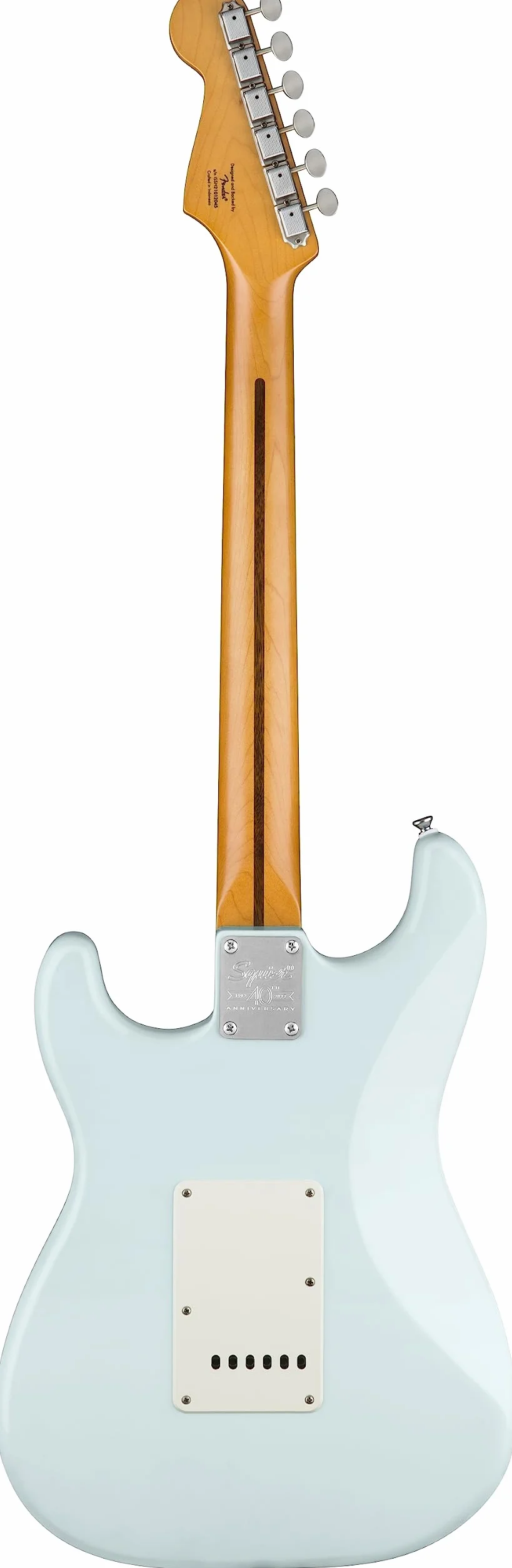 40 Rocznica Stratocaster Vintage Edycja Satyna Sonic Niebieski