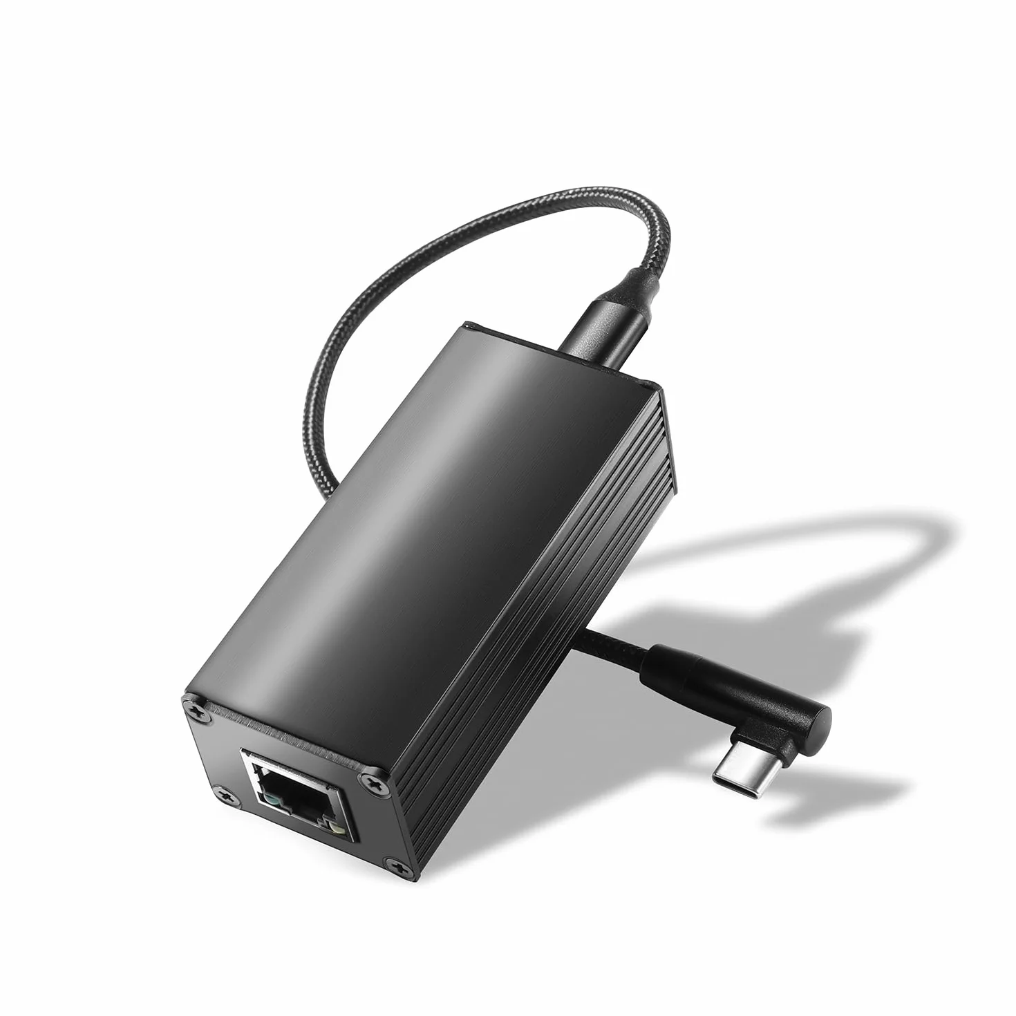 Gigabitowy adapter konwertera PoE na USB-C, moc wyjściowa typu C i Ethernet 2 w 1, maks. ładowanie 45 W 5 V do 20 V, do smartfona, tabletu, laptopa, szybkość 1000 Mb/s, IEEE802.3af/at/bt
