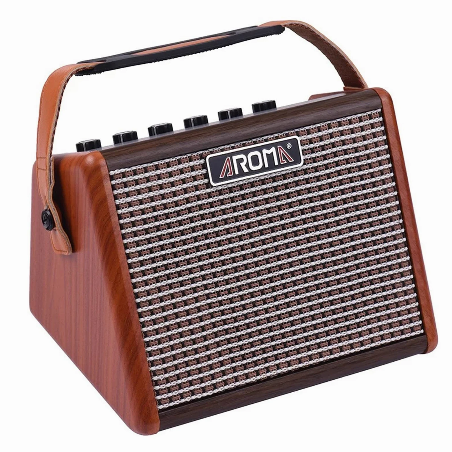 AG-15A 15W przenośny wzmacniacz gitarowy akustyczny wzmacniacz BT głośnik wbudowany akumulator z interfejsem mikrofonu, wzmacniacz gitarowy