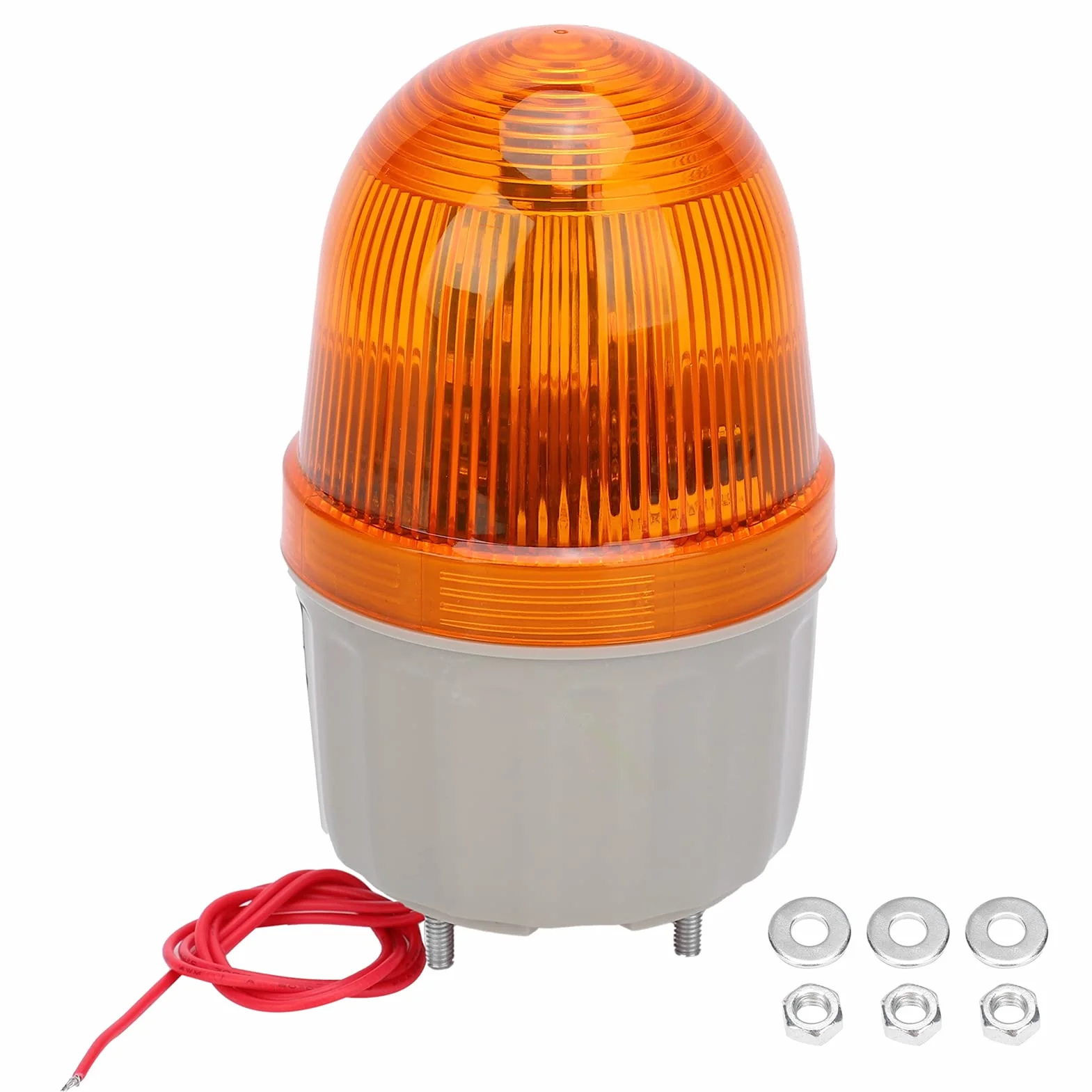 Ostrzegawcza LED, Pełne Pokrycie 360°, Wodoodporna, 5 W dla Fabryk, Biur, szkół, Agencji Rządowych, Stacji (YELLOW)