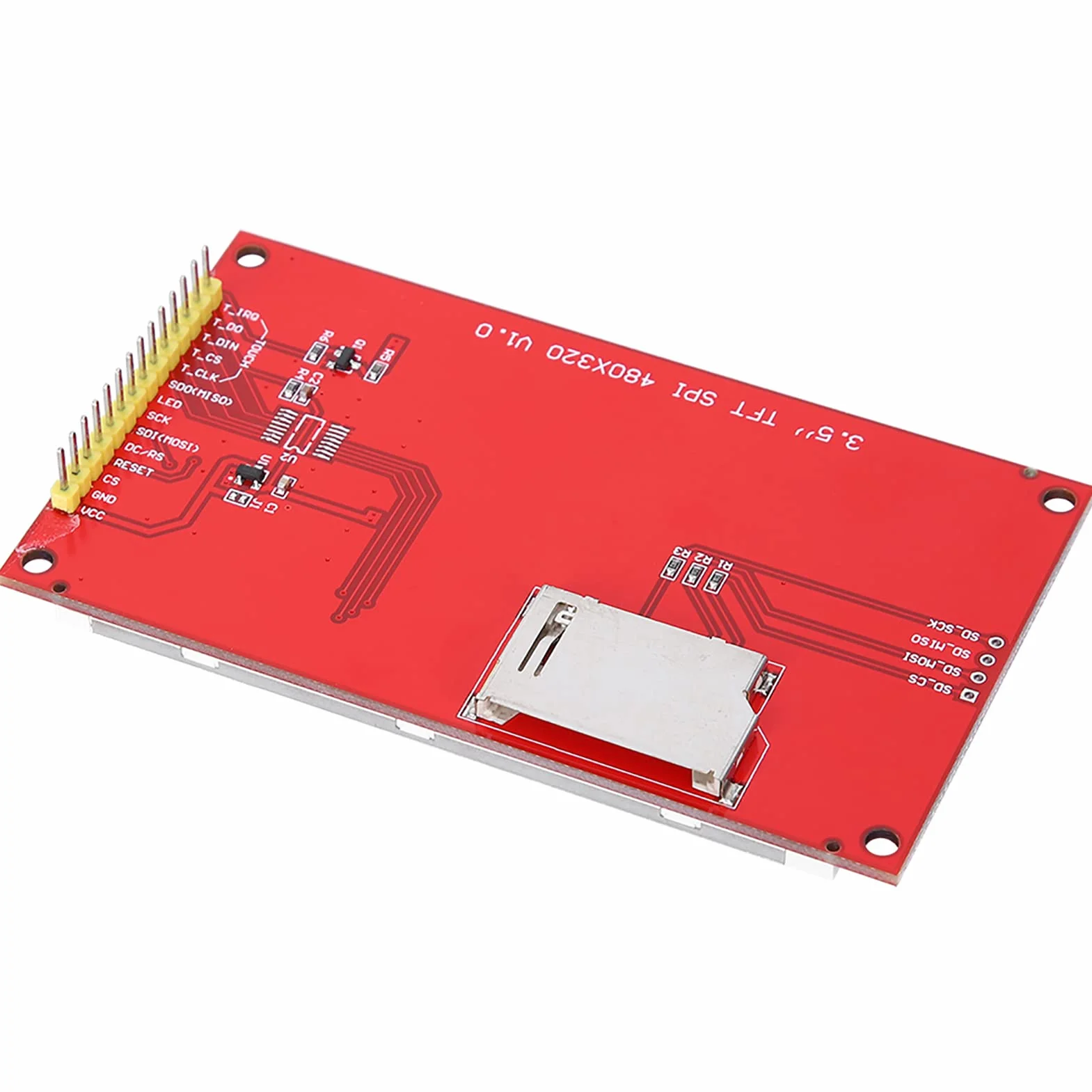 Moduł Ekranu LCD, moduł Ekranu LCD, Obszar AA 1,9 X 2,9 Cala TFT 3,5 Cala SPI Serial 480 X 320 Pikseli ILI9488 Układ Sterownika 4-przewodowy SPI, Wyświetlacze LCD
