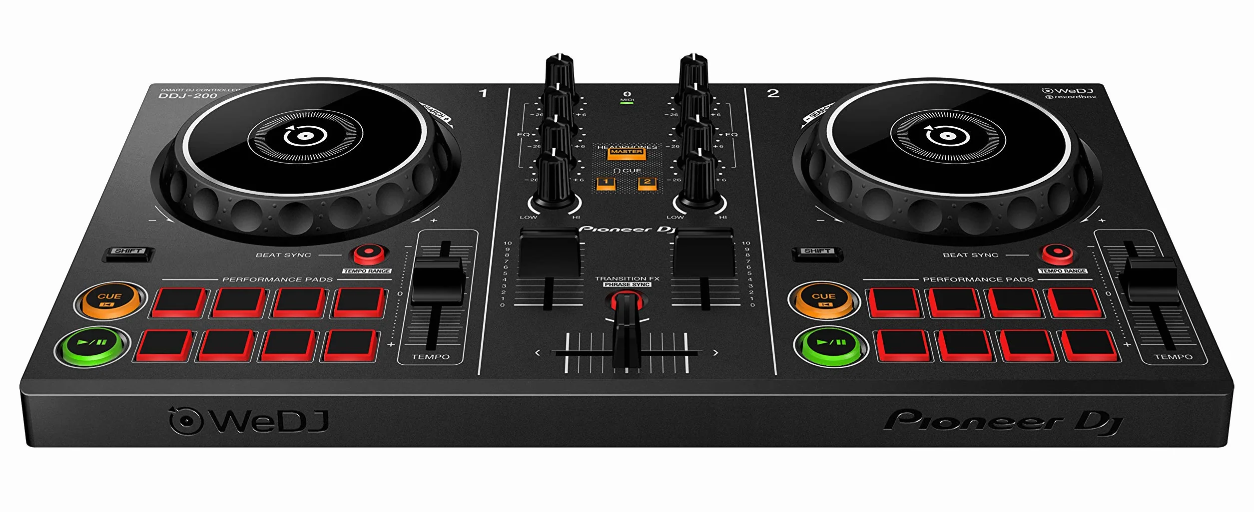 Pioneer DJ DDJ-200 Kontroler DJ, Czarny