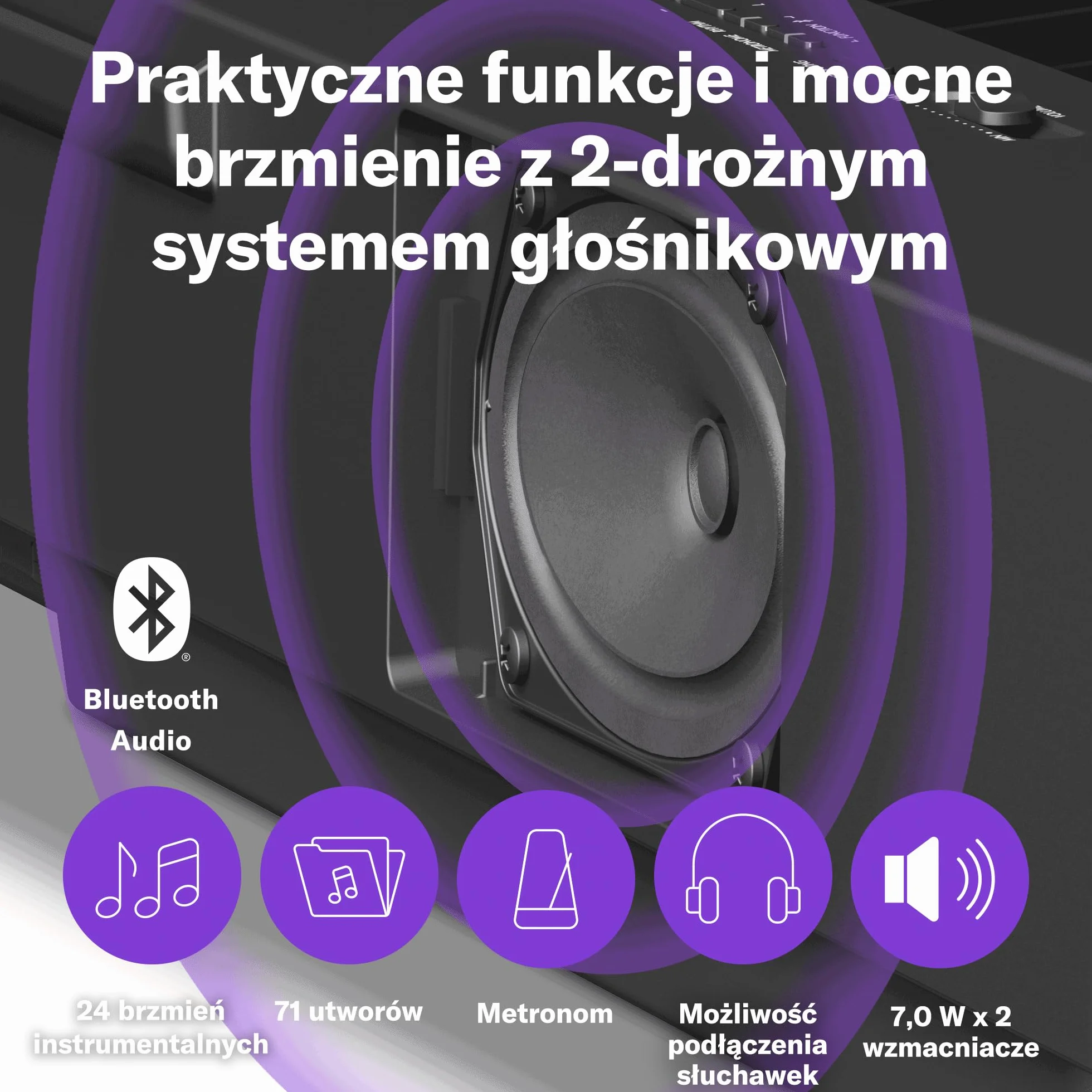Yamaha Pianino Cyfrowe, Wielokolorowy, 88 klawiszy