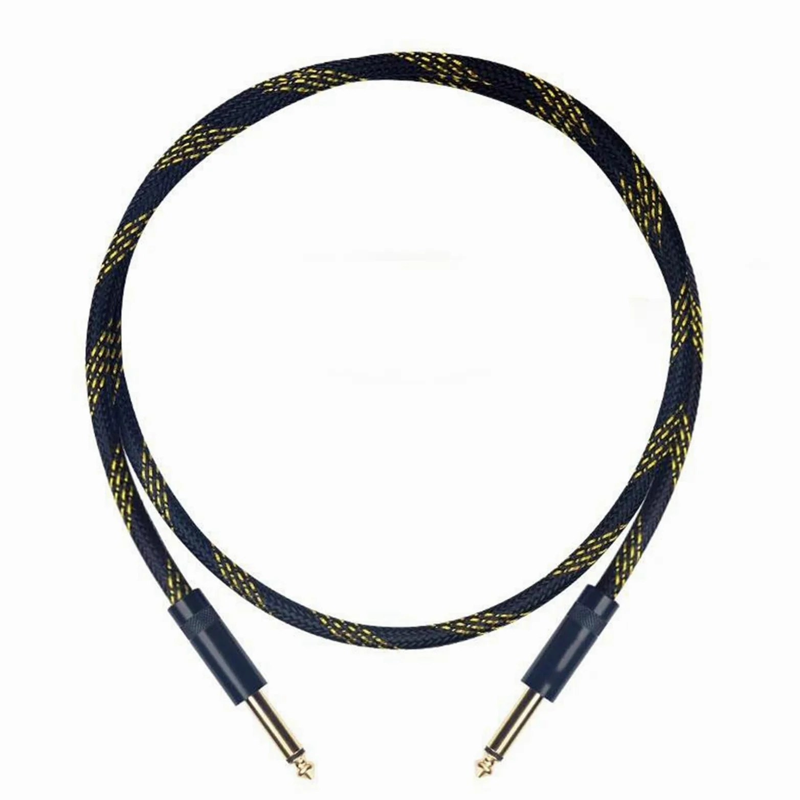 Przewód połączeniowy audio Pozłacany kabel wyjściowy 6,5 mm do mikrofonu gitarowego, wzmacniacza basowego, głośnika i odtwarzacza CD(300cm)