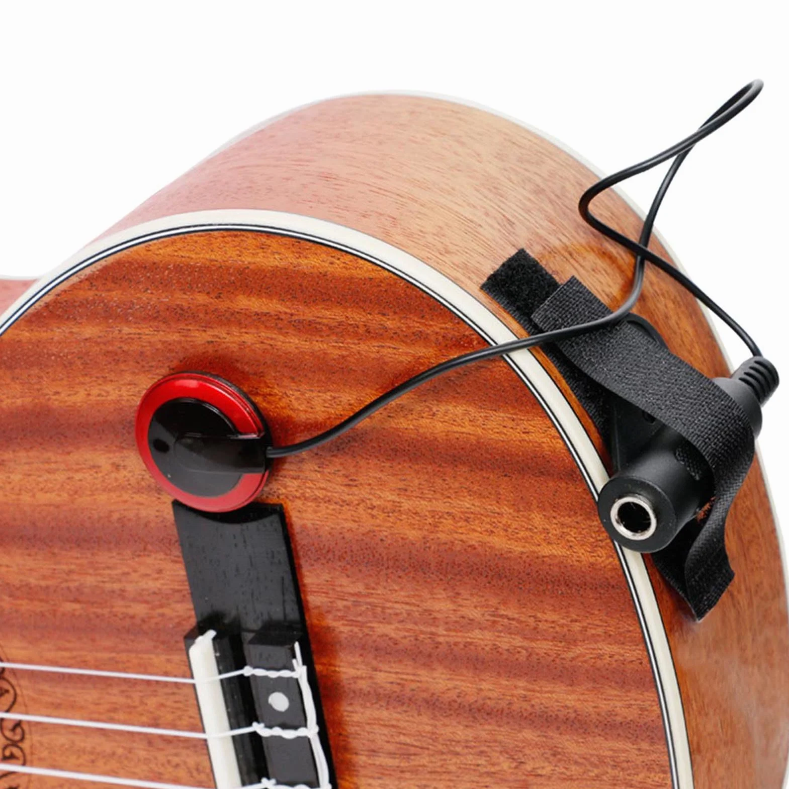 Przetworniki do gitary piezoelektrycznej, mikrofon kontaktowy przetwornik piezoelektryczny do gitary ukulele Erhu banjo struna instrument muzyczny