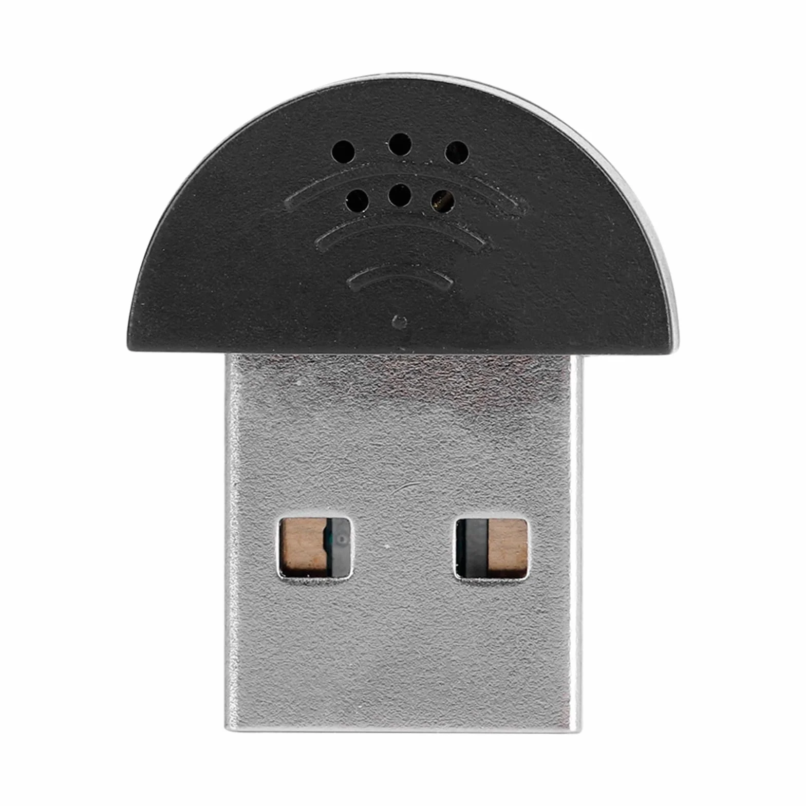 Mini mikrofon USB - wielokierunkowy mikrofon z redukcją szumów 360° dla komputerów Mac Skype/Chat/Nagrywanie mikrofonu o wysokiej wydajności (czarny)