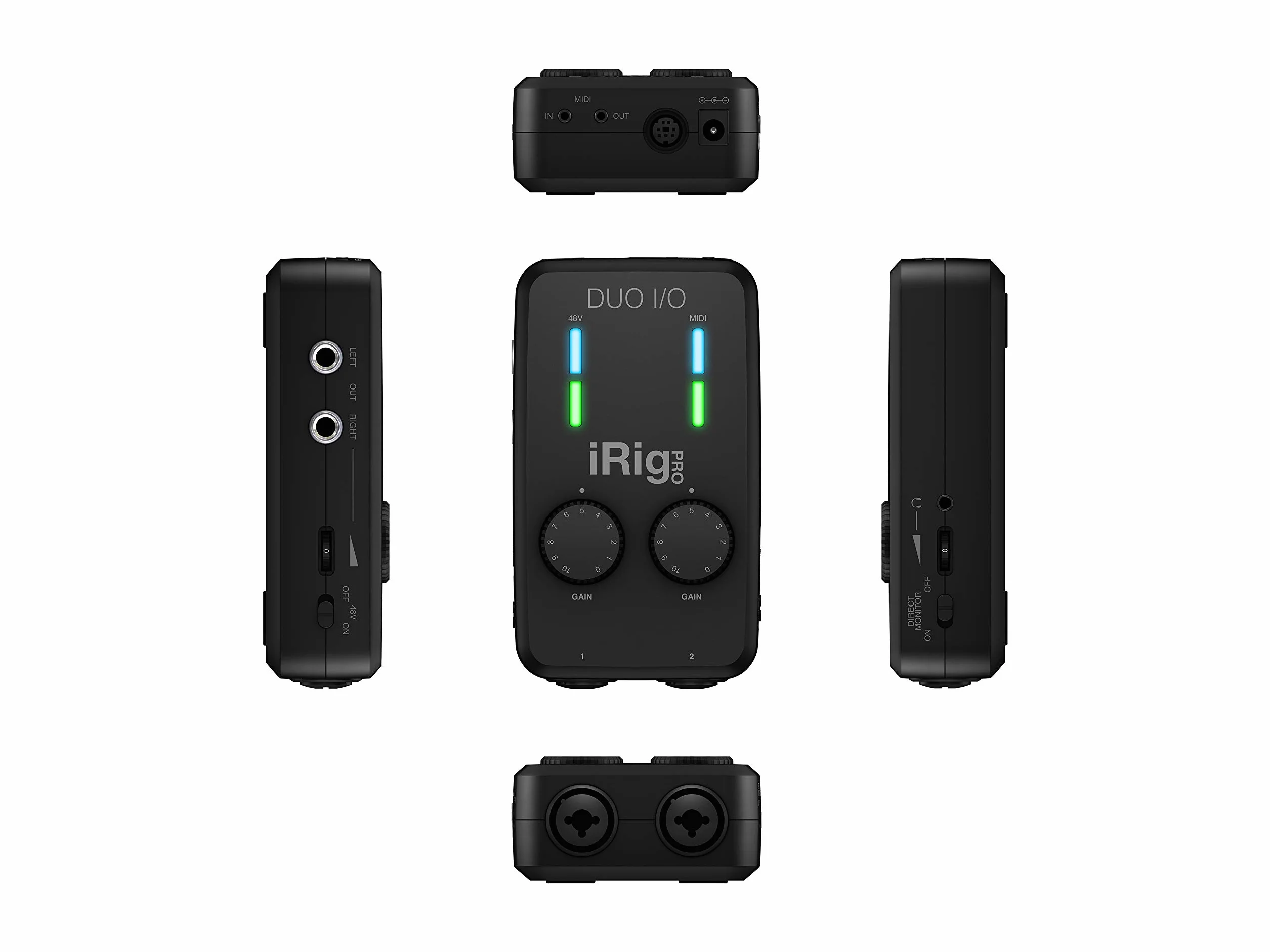 iRig Pro Duo I/O - mobilny 2-kanałowy interfejs audio/MIDI, IP-IRIG-PRODUOIO-IN