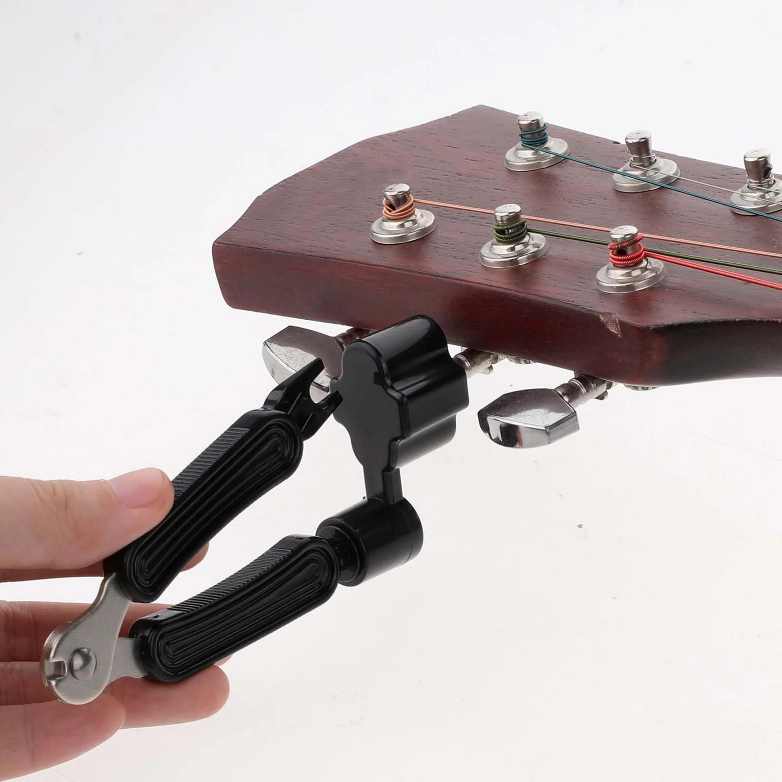 Styquenzer Sztywniak do strun gitarowych, 3-w-1 sztywniak do strun gitarowych, szpula do strun gitarowych, nożyczki do strun, ściągacz do strun, ściągacz do strun gitarowych, sztywniak do strun