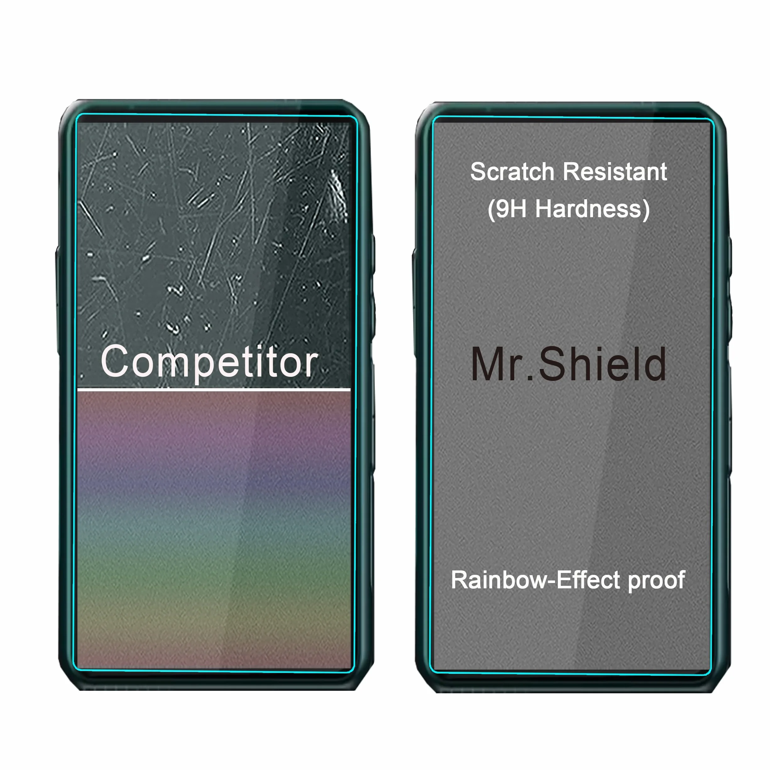 Mr.Shield Ochraniacz Ekranu do HIBY R3PRO II, [3 Sztuki] Film Szkło Hartowane 9H, Odporny na Zarysowania, HD Przejaśniać